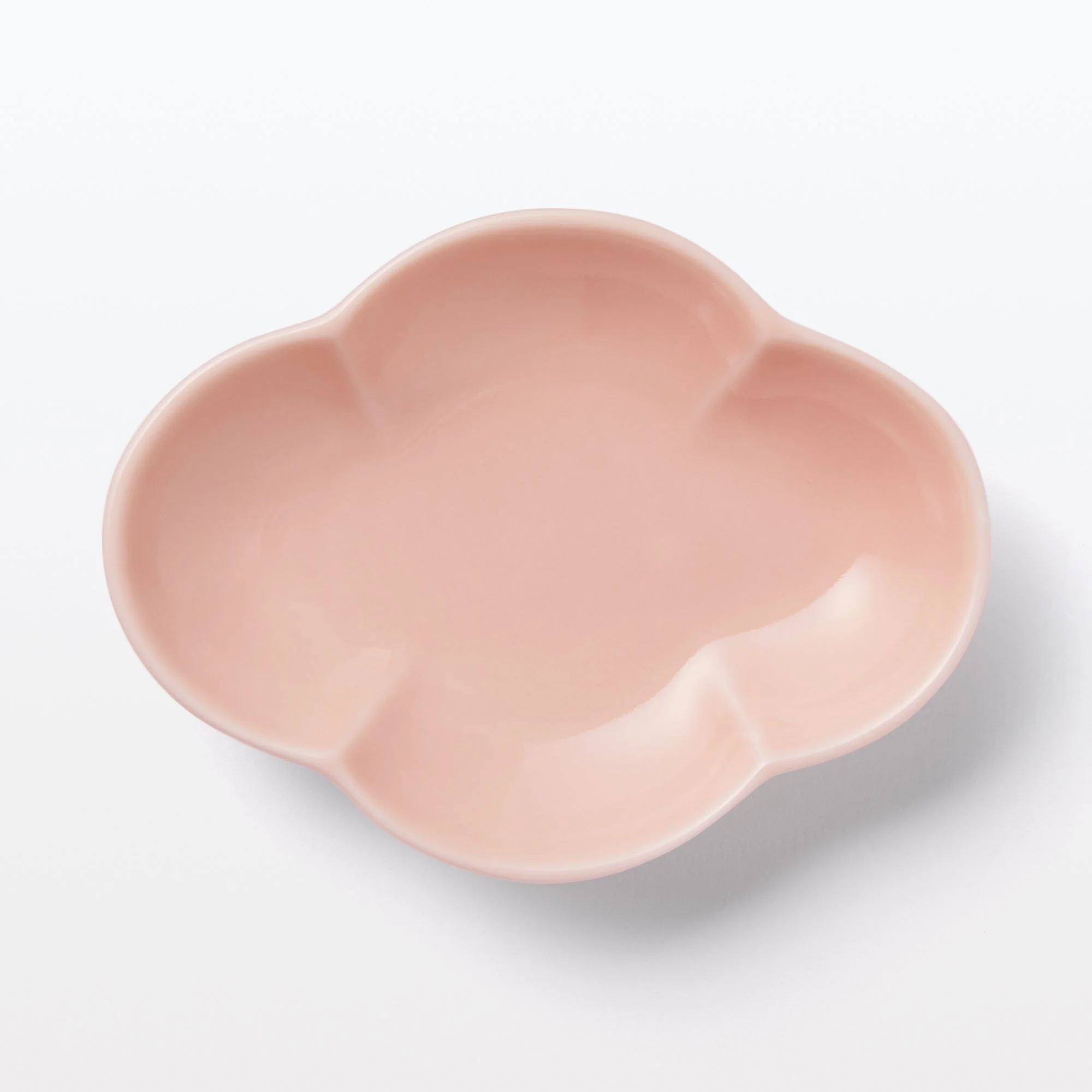 Hasami Ware Lucky Small Plate - Flowering Quince - Light Plum Pink - Image 3