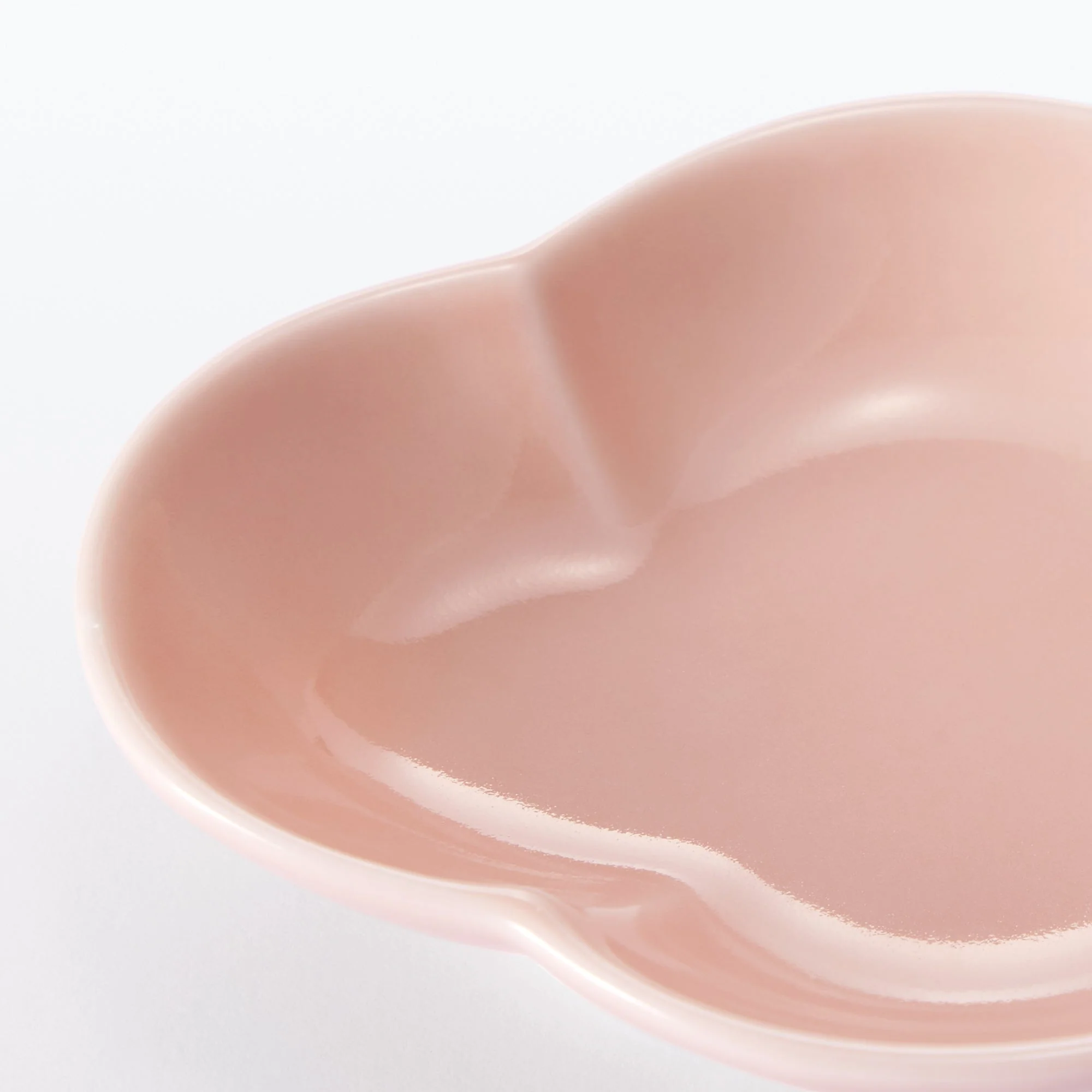 Hasami Ware Lucky Small Plate - Flowering Quince - Light Plum Pink - Image 5