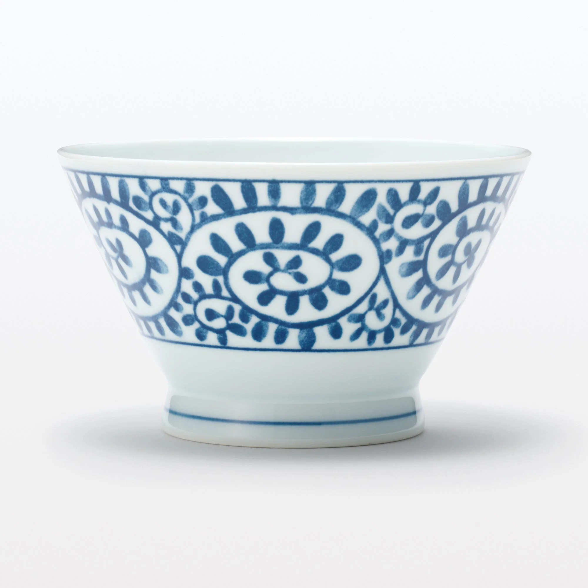Hasami Ware Rice Bowl - Arabesque Pattern - Large - Image 3