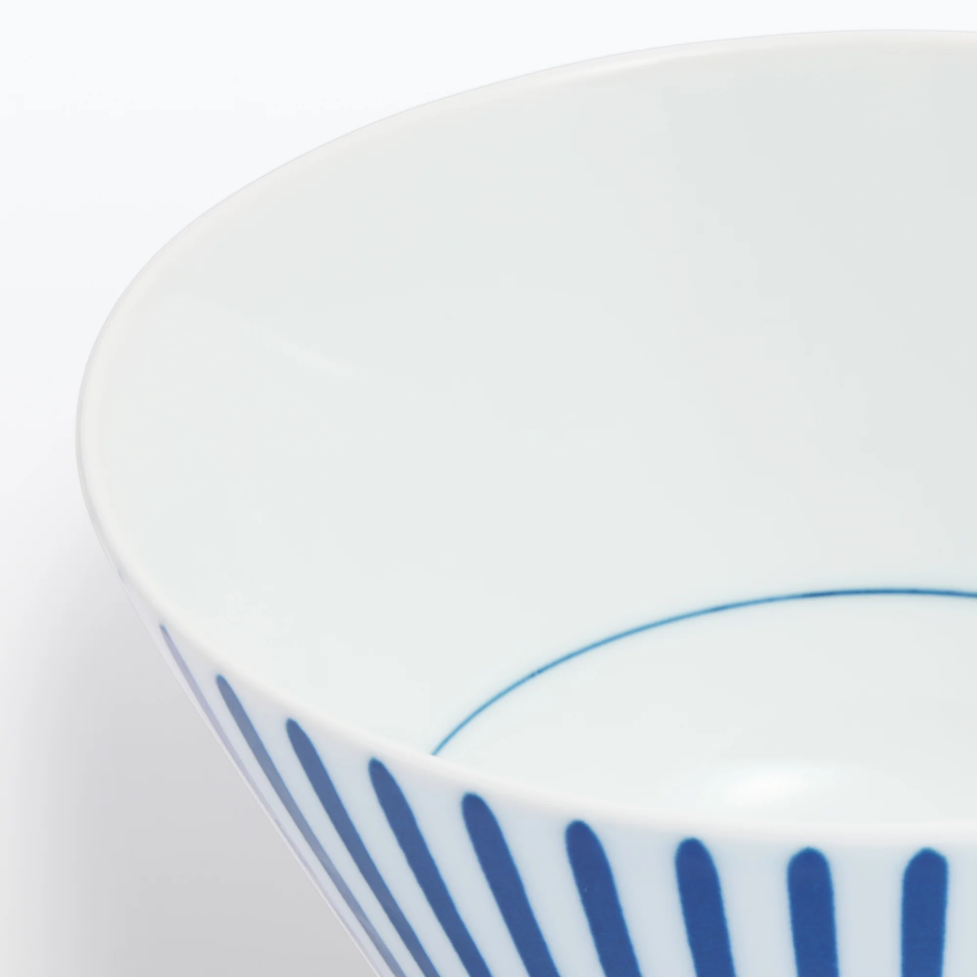 Hasami Ware Rice Bowl - Stripes Pattern - Image 14