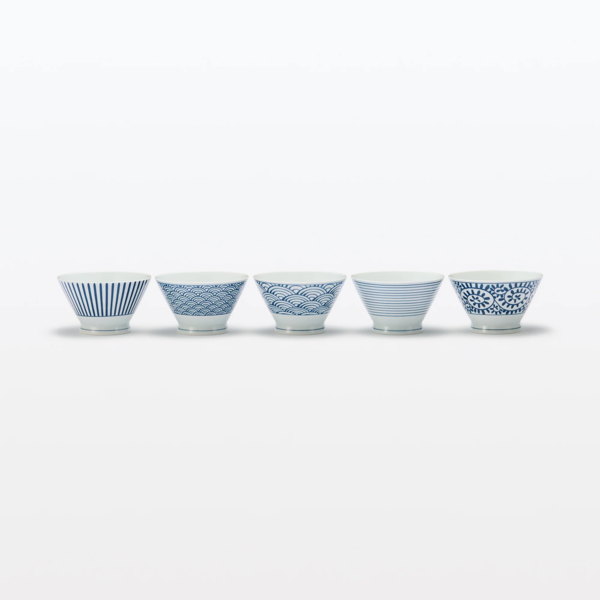 Hasami Ware Rice Bowl - Stripes Pattern - Image 17