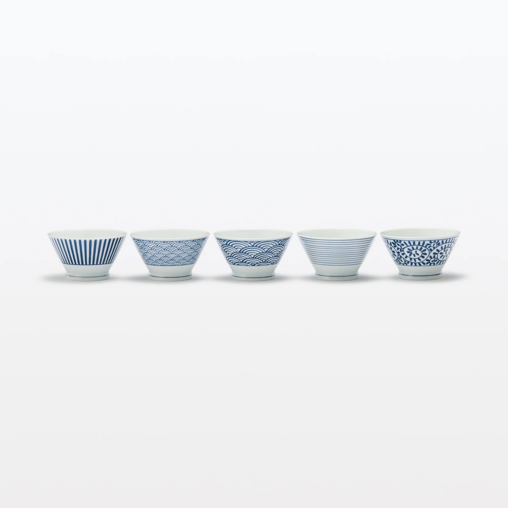 Hasami Ware Rice Bowl - Stripes Pattern - Image 8