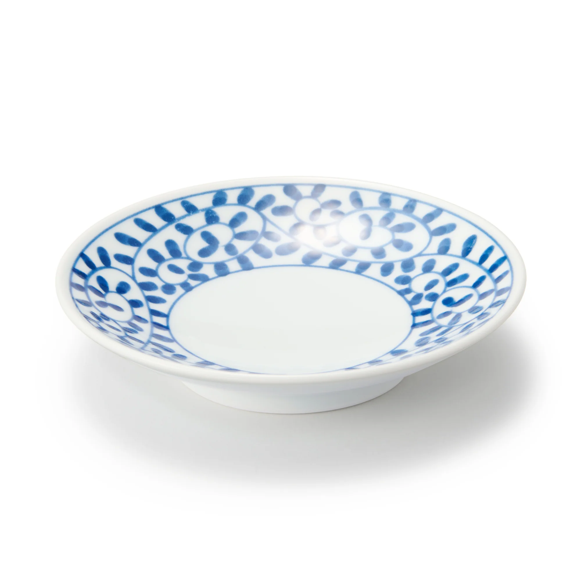 Hasami Ware Small Plate - Arabesque Pattern