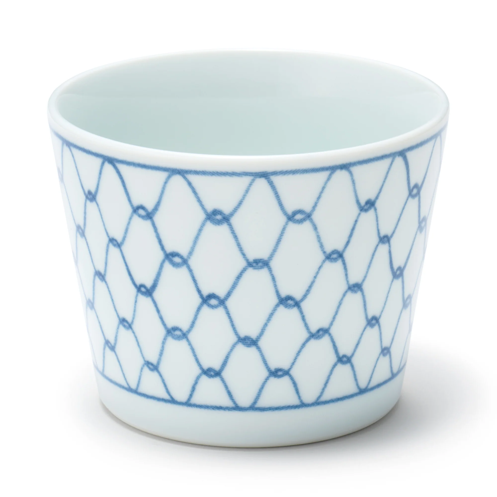 Hasami Ware Soup Cup - Mesh Pattern