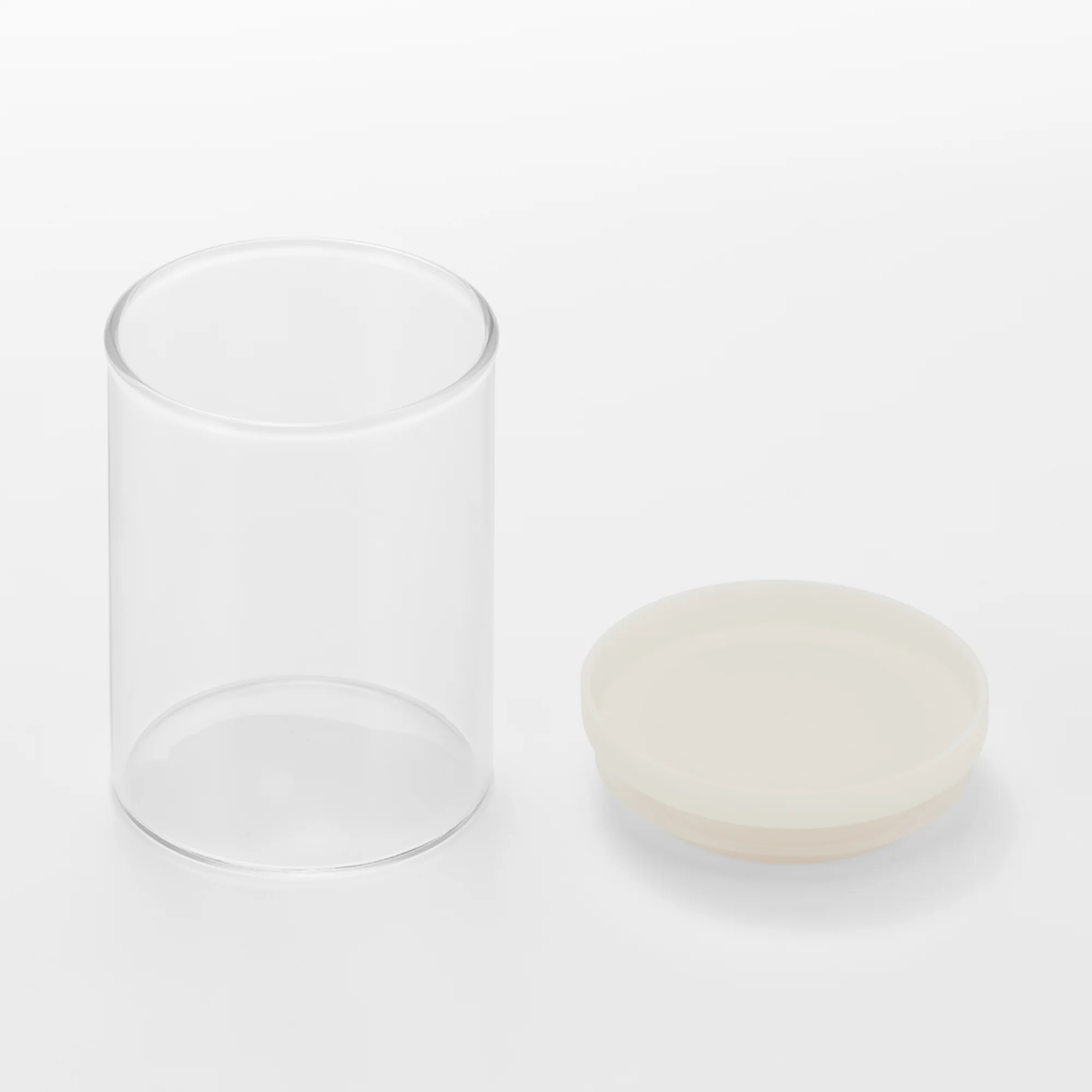 Heat Resistant Glass Round Storage Jar 10.8 fl oz - Image 3