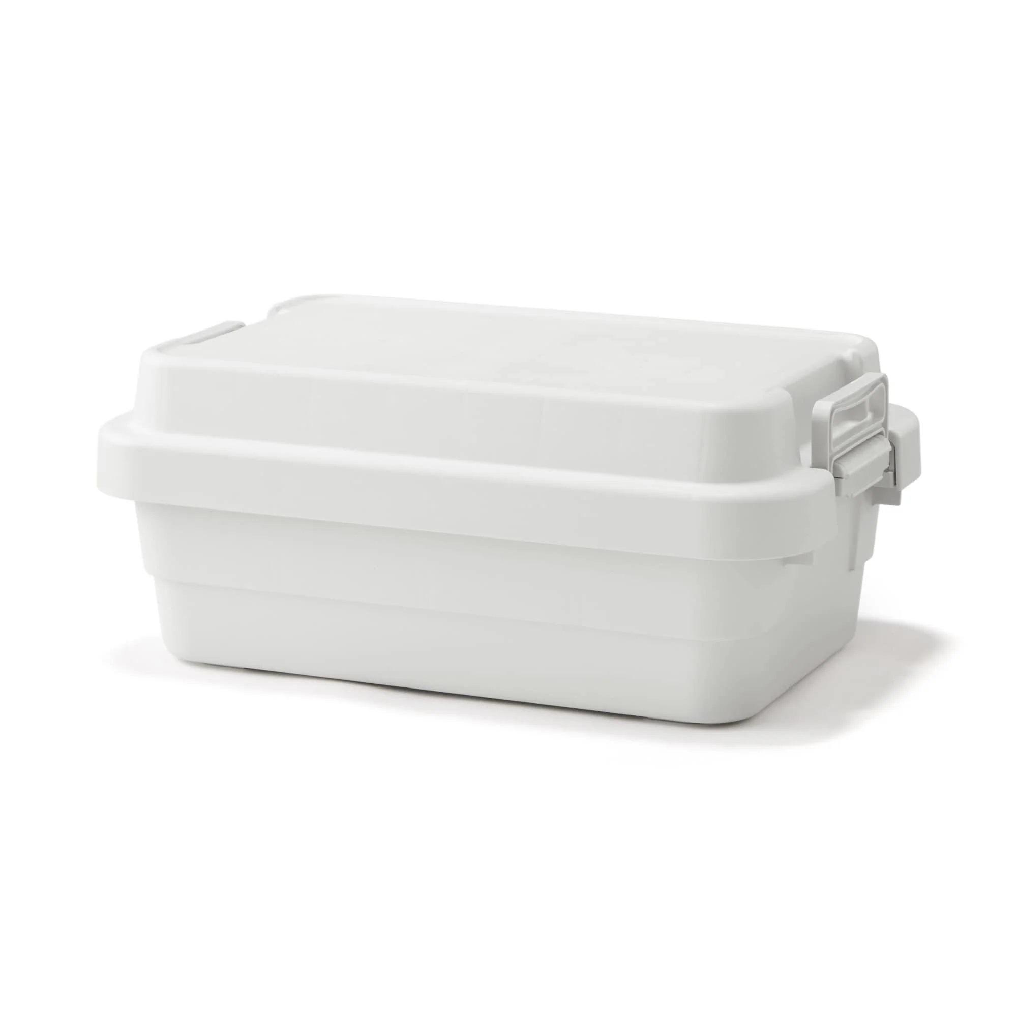 Heavy Duty Polypropylene Shallow Storage Box - Large (31.7 Qt)