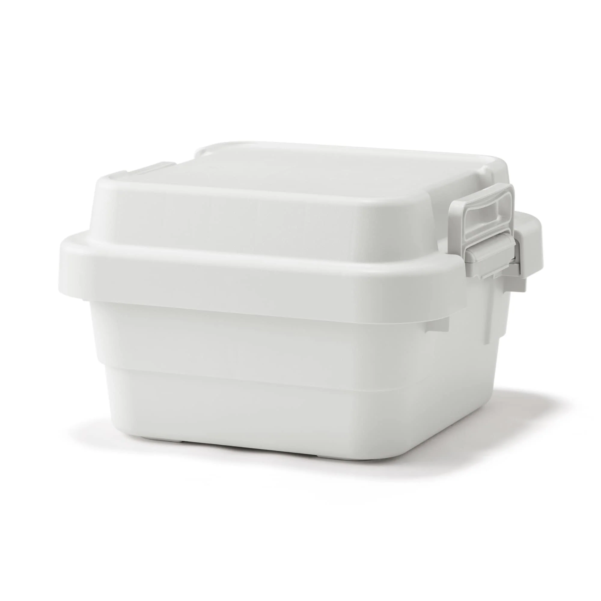 Heavy Duty Polypropylene Shallow Storage Box - Small (19 Qt)