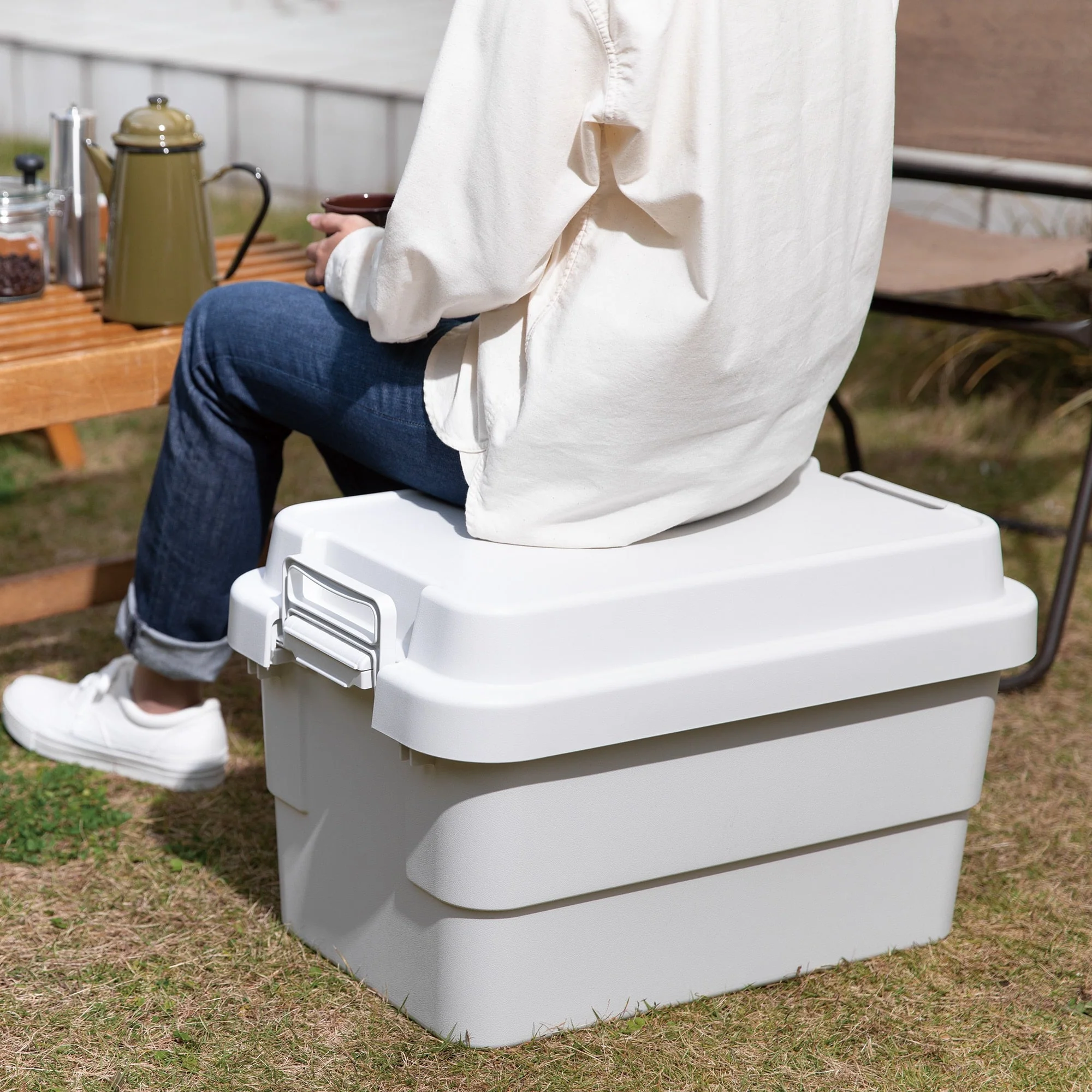 Heavy Duty Polypropylene Storage Box - Large 13.2 gal - Image 10