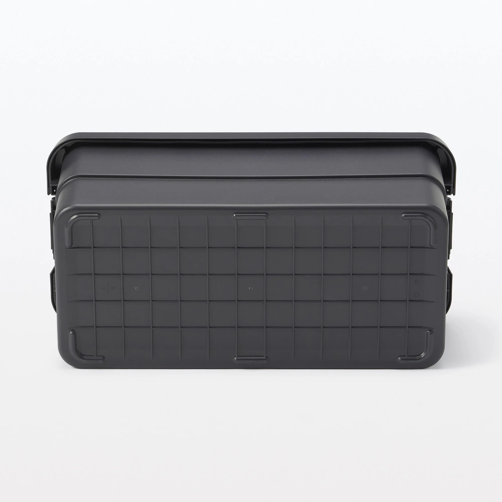 Heavy Duty Polypropylene Storage Box - Dark Gray - Extra Large 18.5 gal - Image 5
