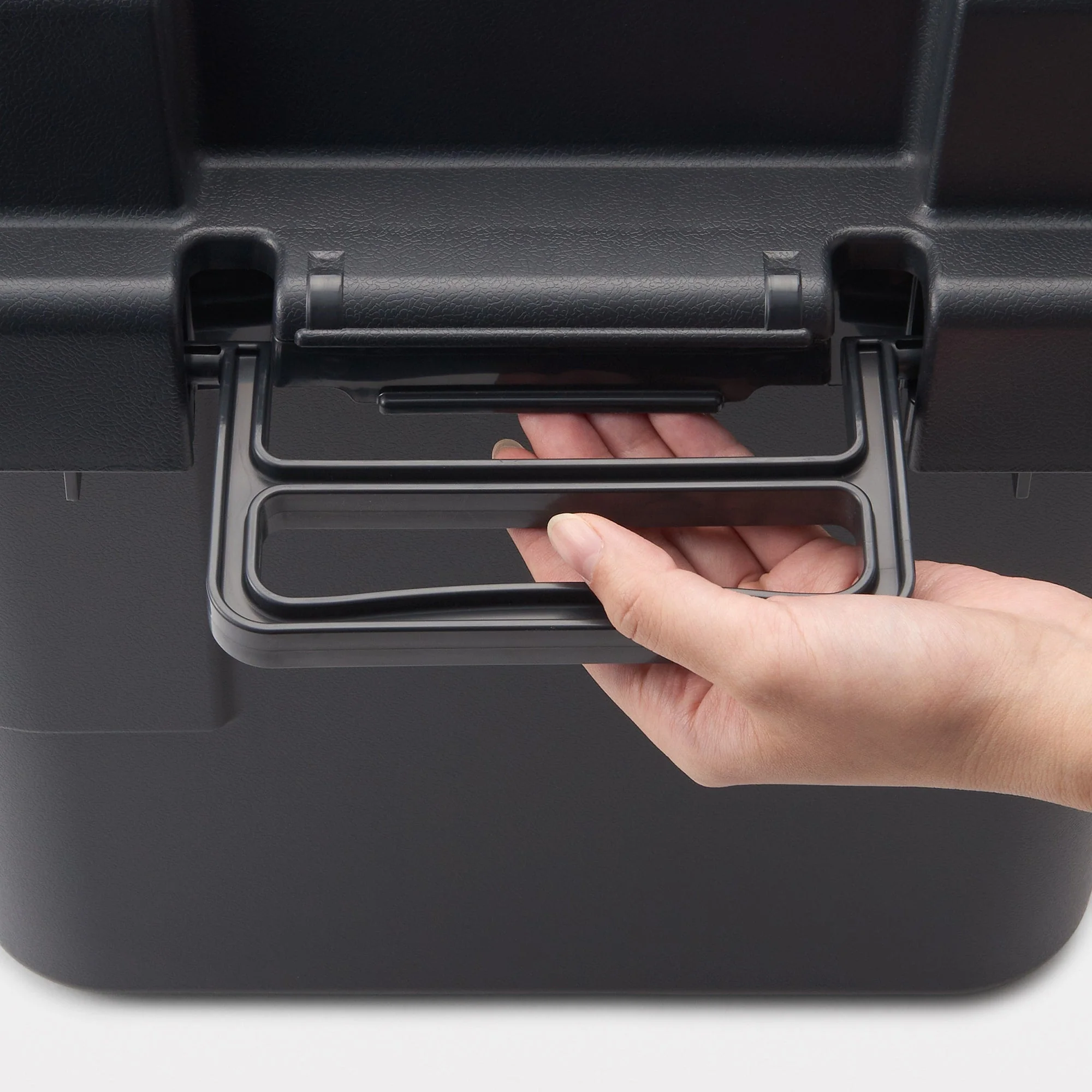 Heavy Duty Polypropylene Storage Box - Dark Gray - Extra Large 18.5 gal - Image 6