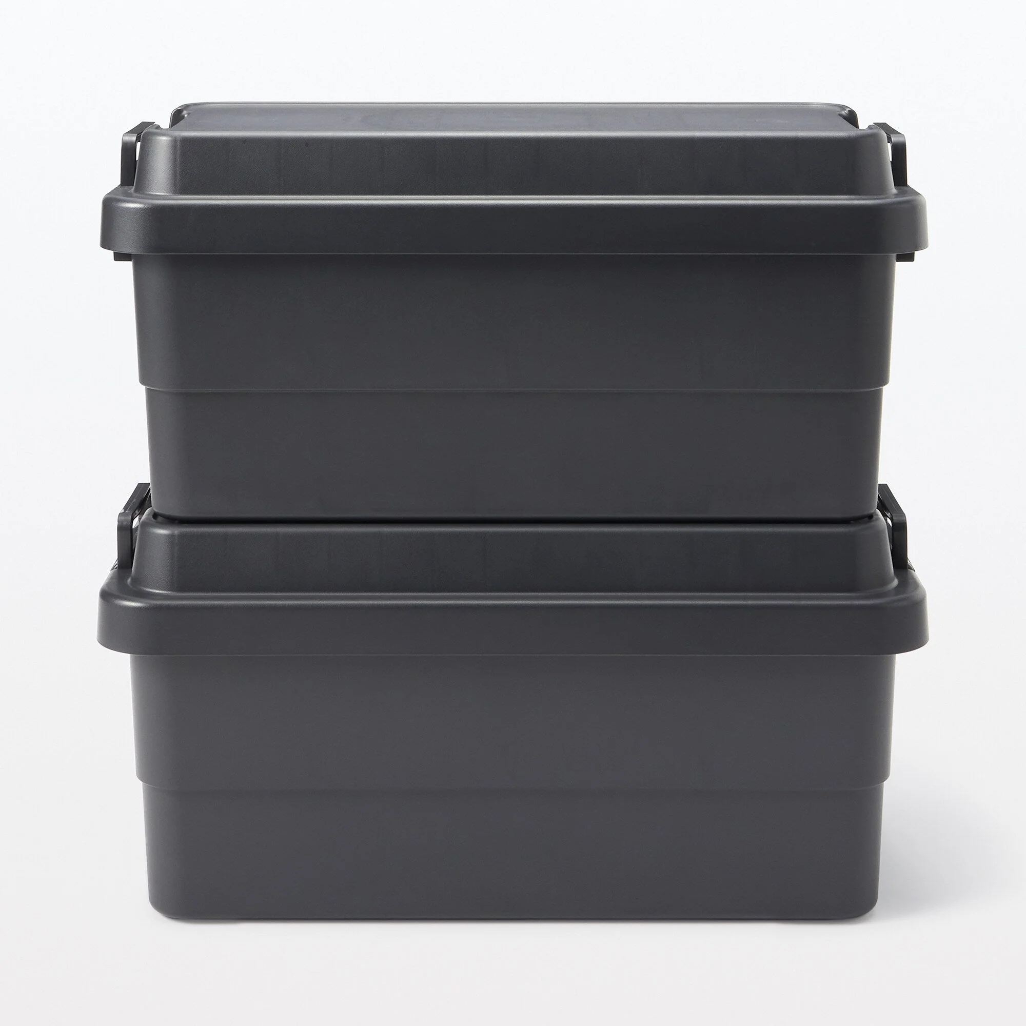 Heavy Duty Polypropylene Storage Box - Dark Gray - Extra Large 18.5 gal - Image 7