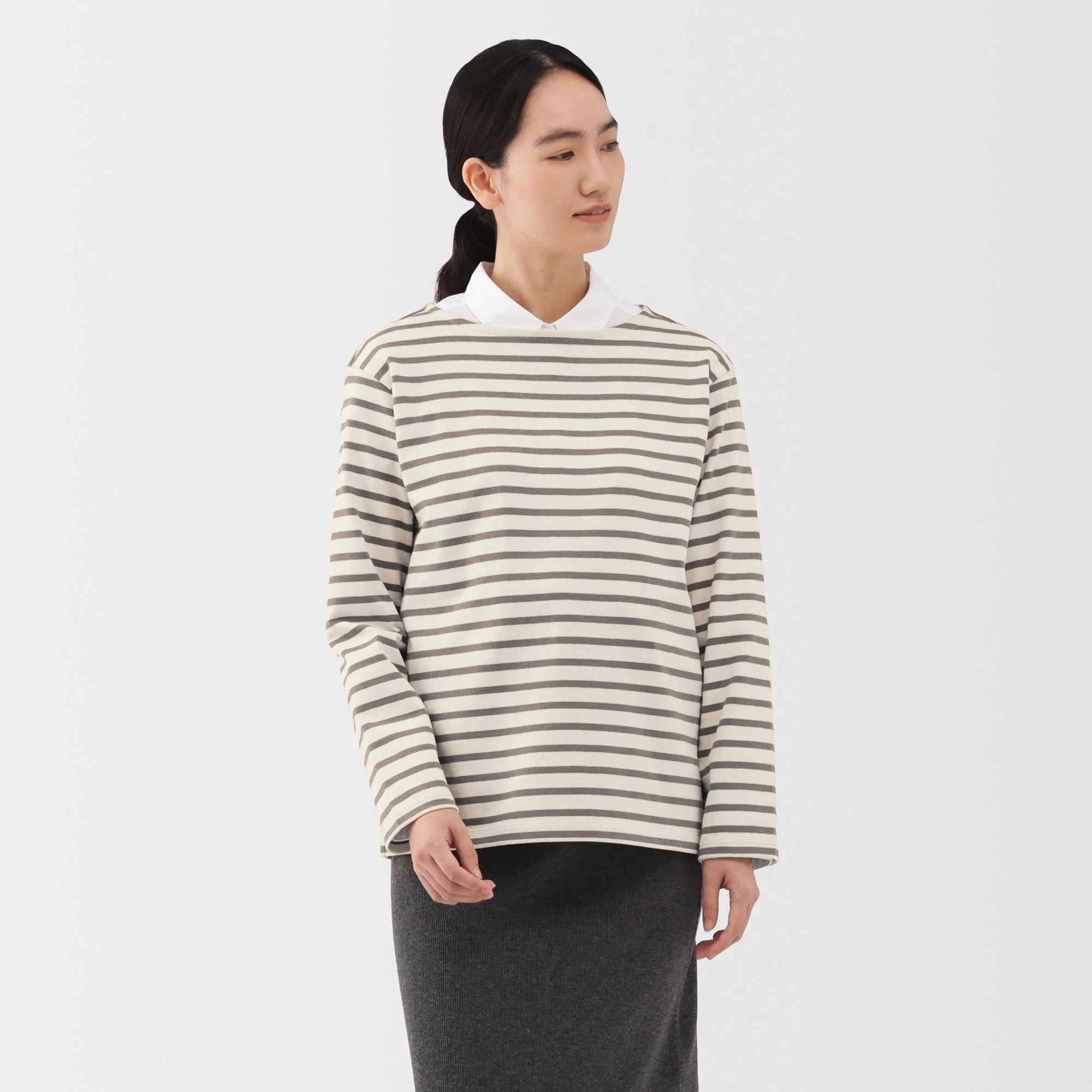 Heavyweight Boatneck T-Shirt - Image 19