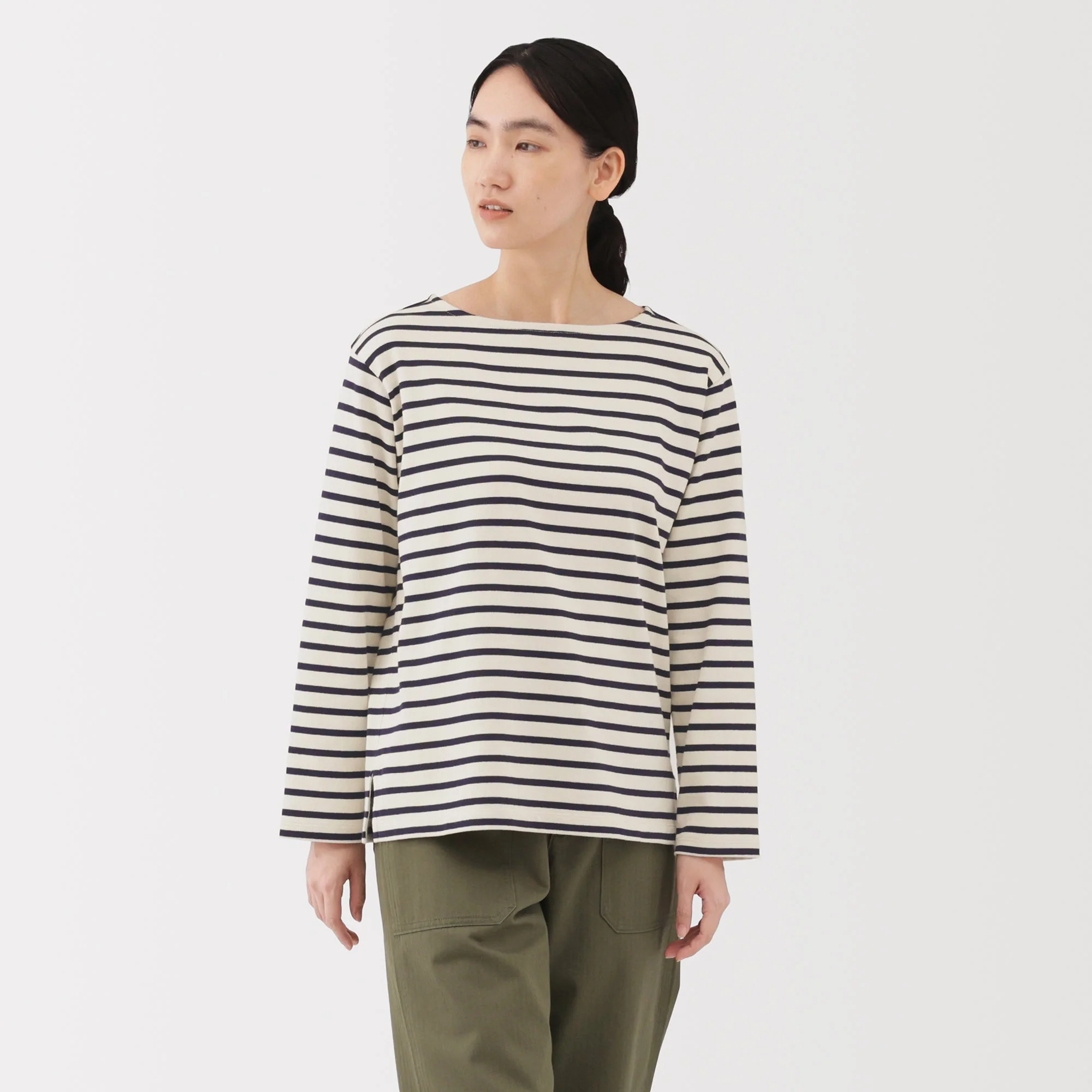 Heavyweight Boatneck T-Shirt - Image 35
