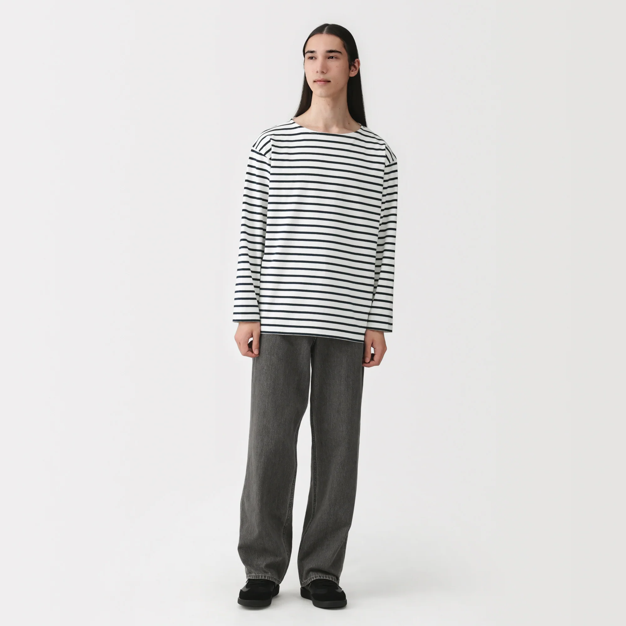 Heavyweight Cotton Boatneck T-Shirt - Image 40