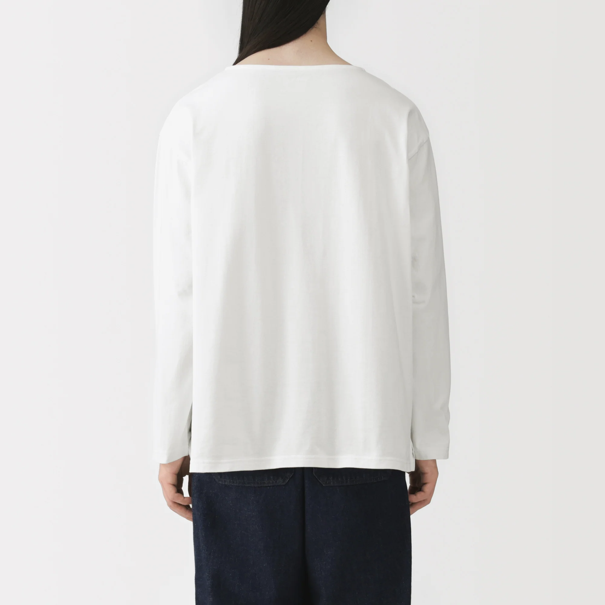 Heavyweight Cotton Boatneck T-Shirt - Image 42