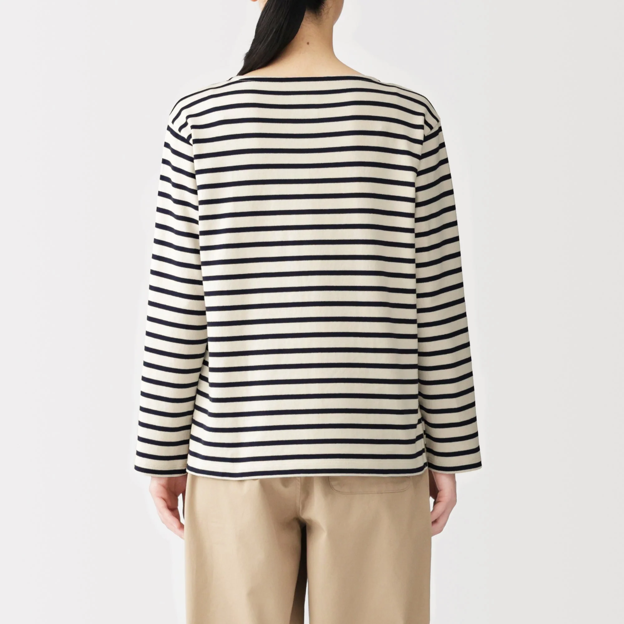 Heavyweight Cotton Boatneck T-Shirt - Image 24