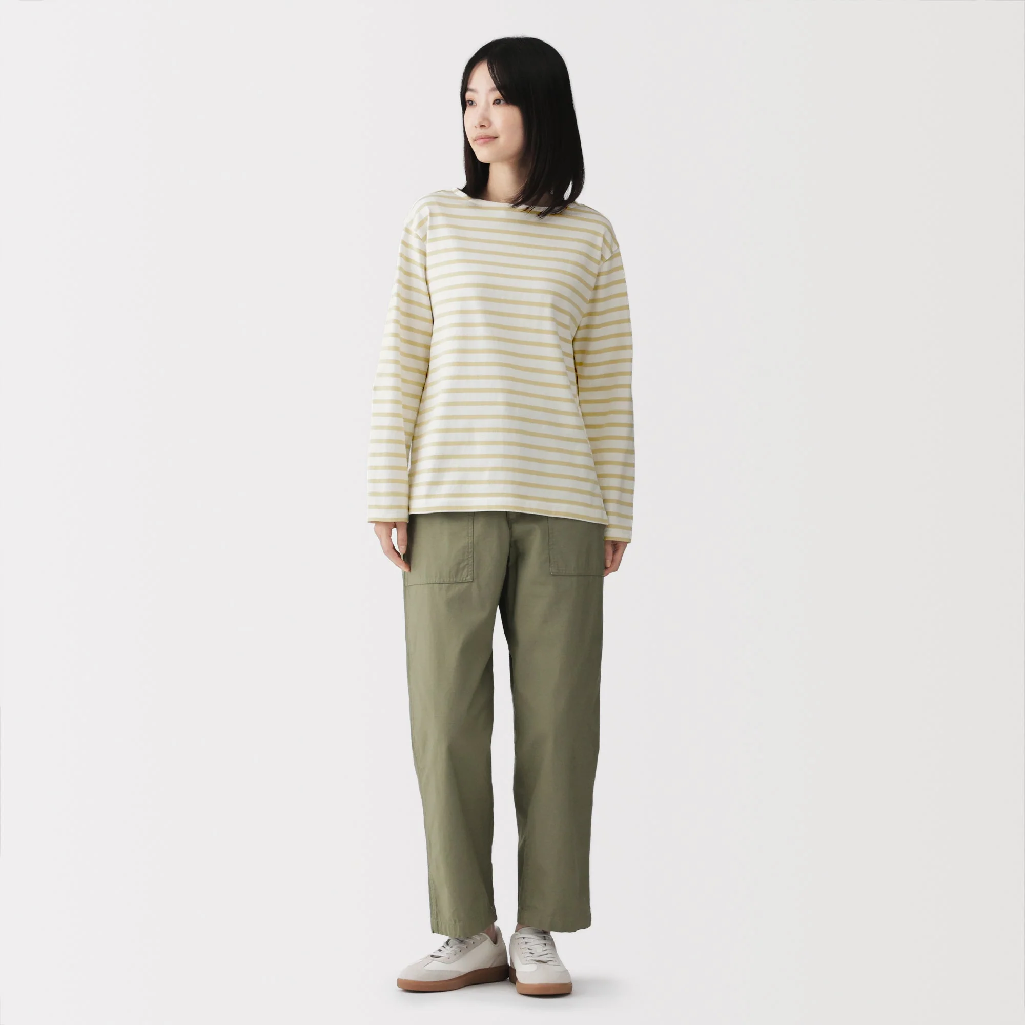 Heavyweight Cotton Boatneck T-Shirt - Image 31
