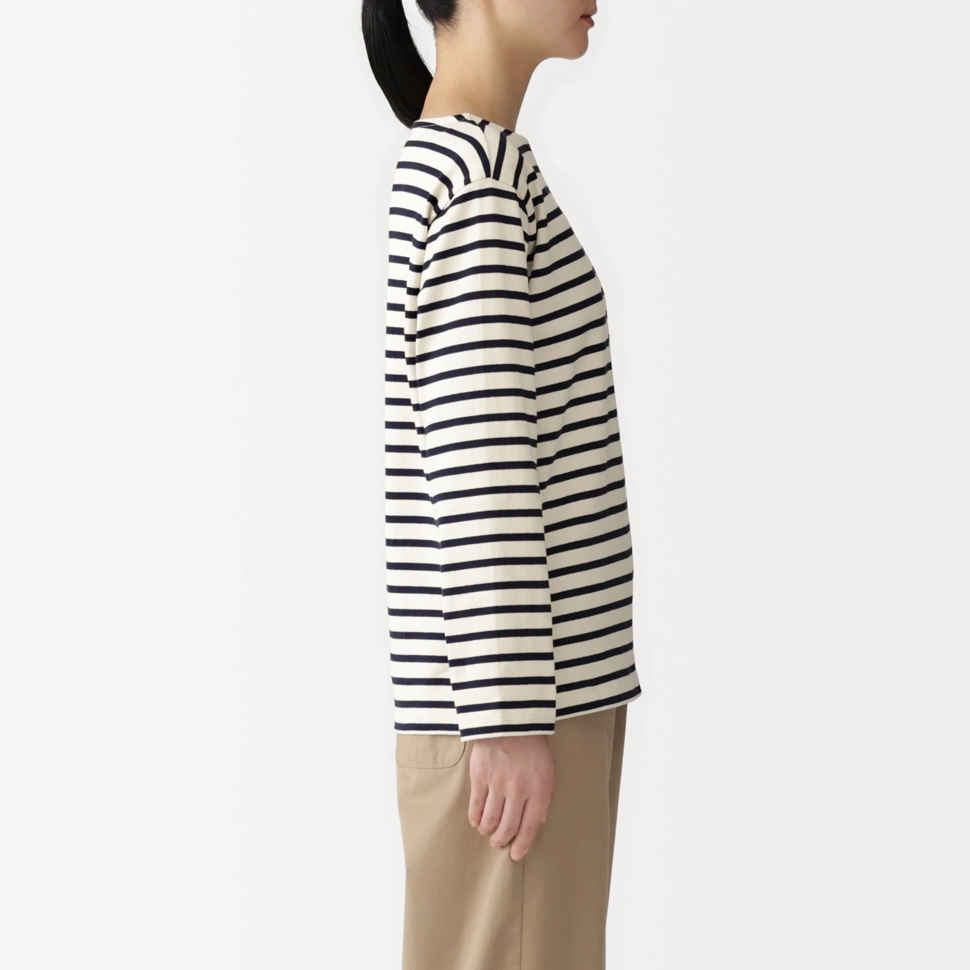 Heavyweight Cotton Boatneck T-Shirt - Image 50