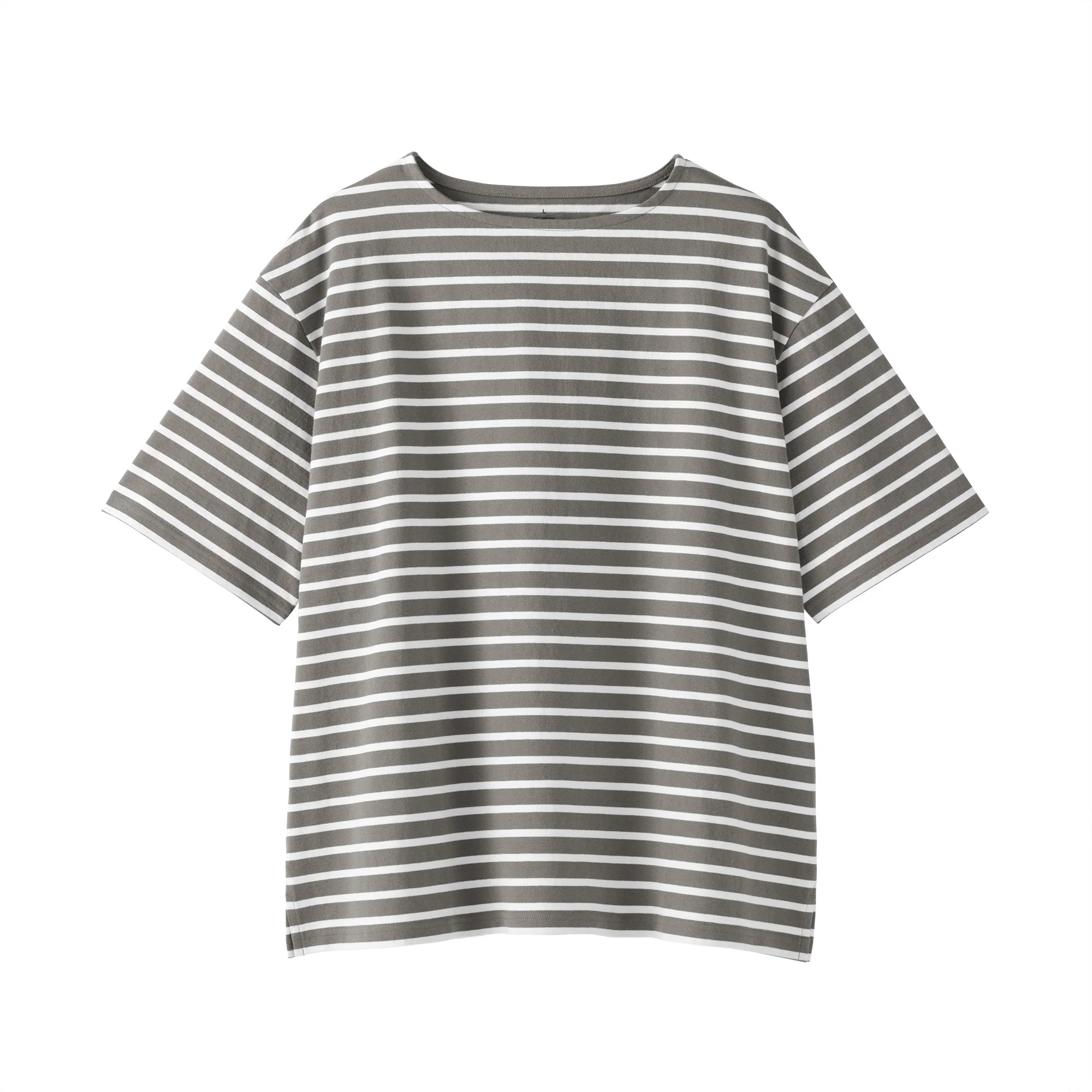 Heavyweight Cotton Boatneck T-Shirt - Image 19