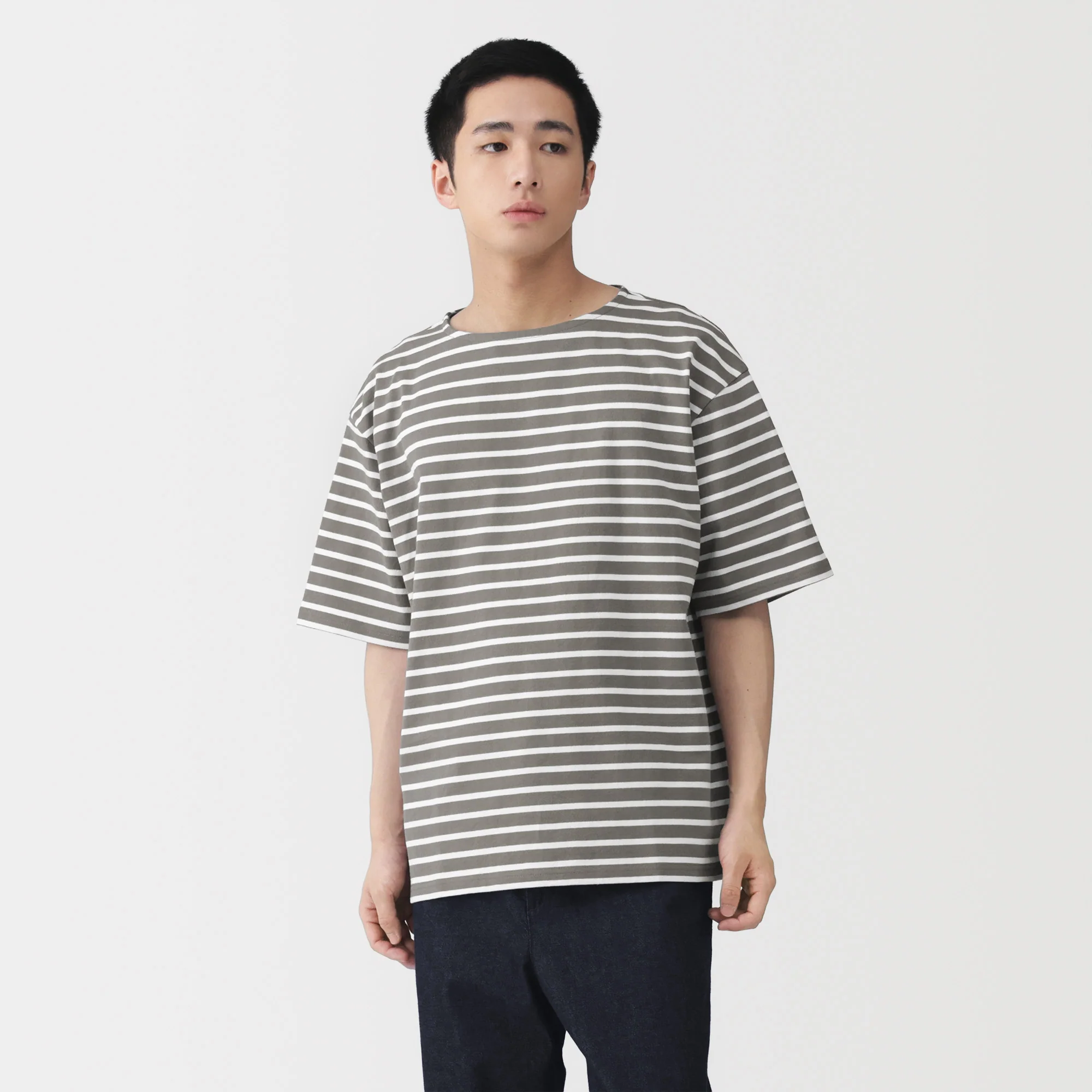 Heavyweight Cotton Boatneck T-Shirt - Image 20