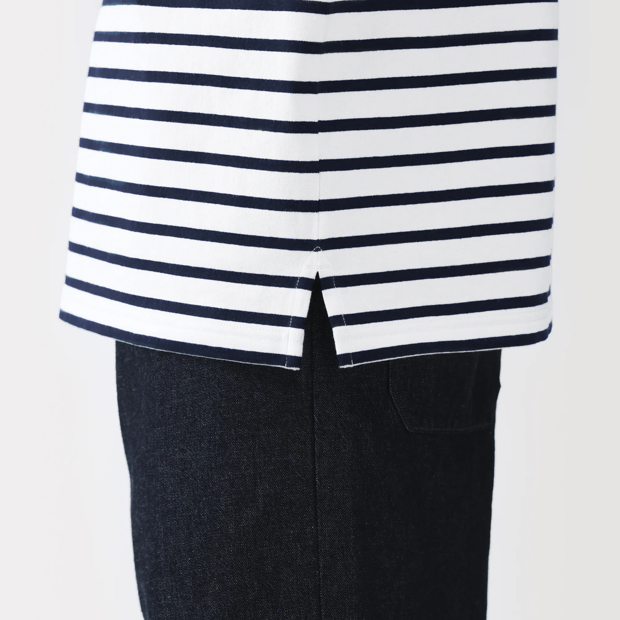 Heavyweight Cotton Boatneck T-Shirt - Image 26
