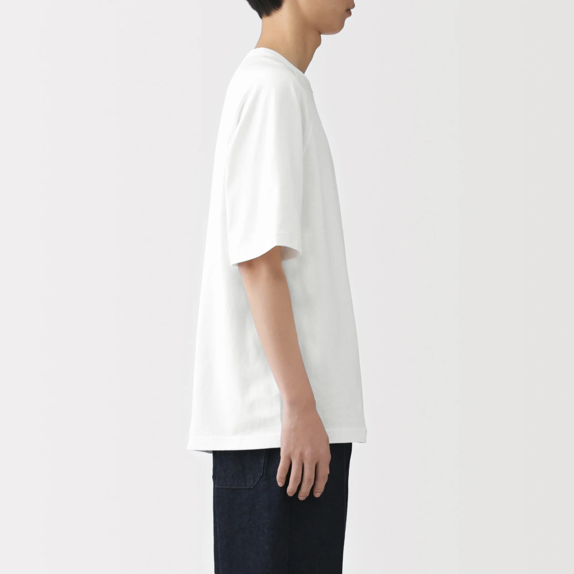 Heavyweight Cotton Half Sleeve T-Shirt - Image 5
