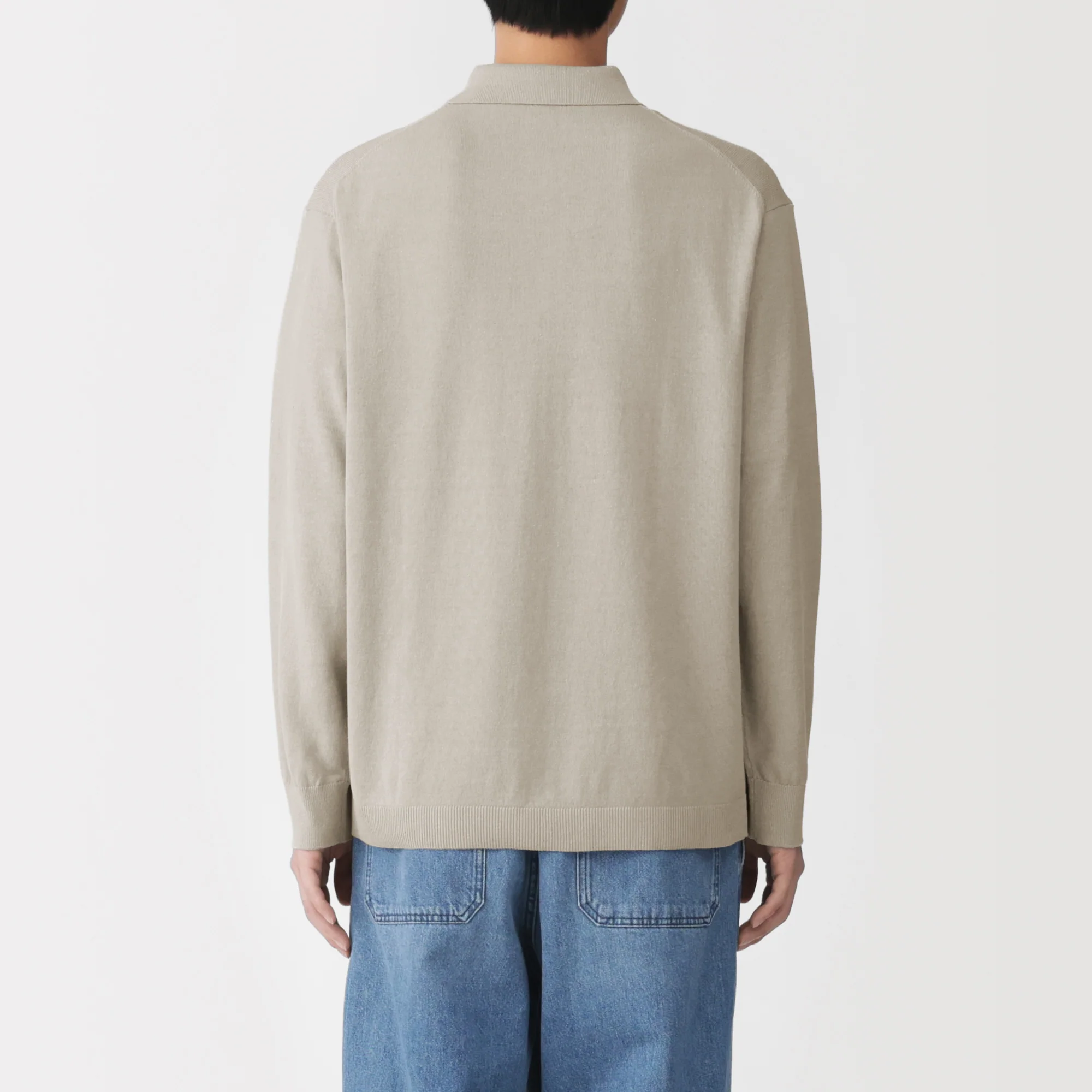 Hemp Blend Knit Shirt Cardigan - Image 13