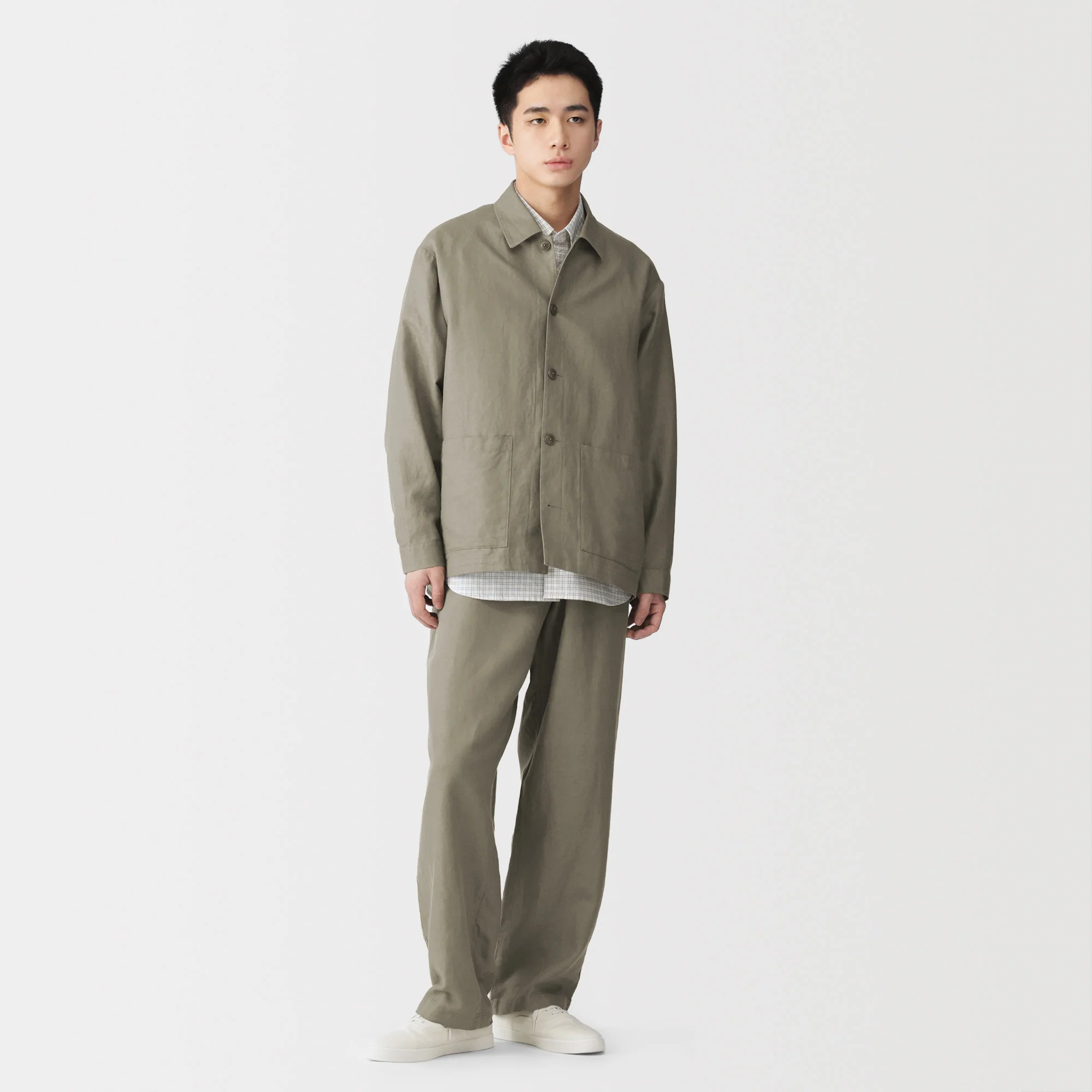 Hemp Blend Twill Jacket - Image 22