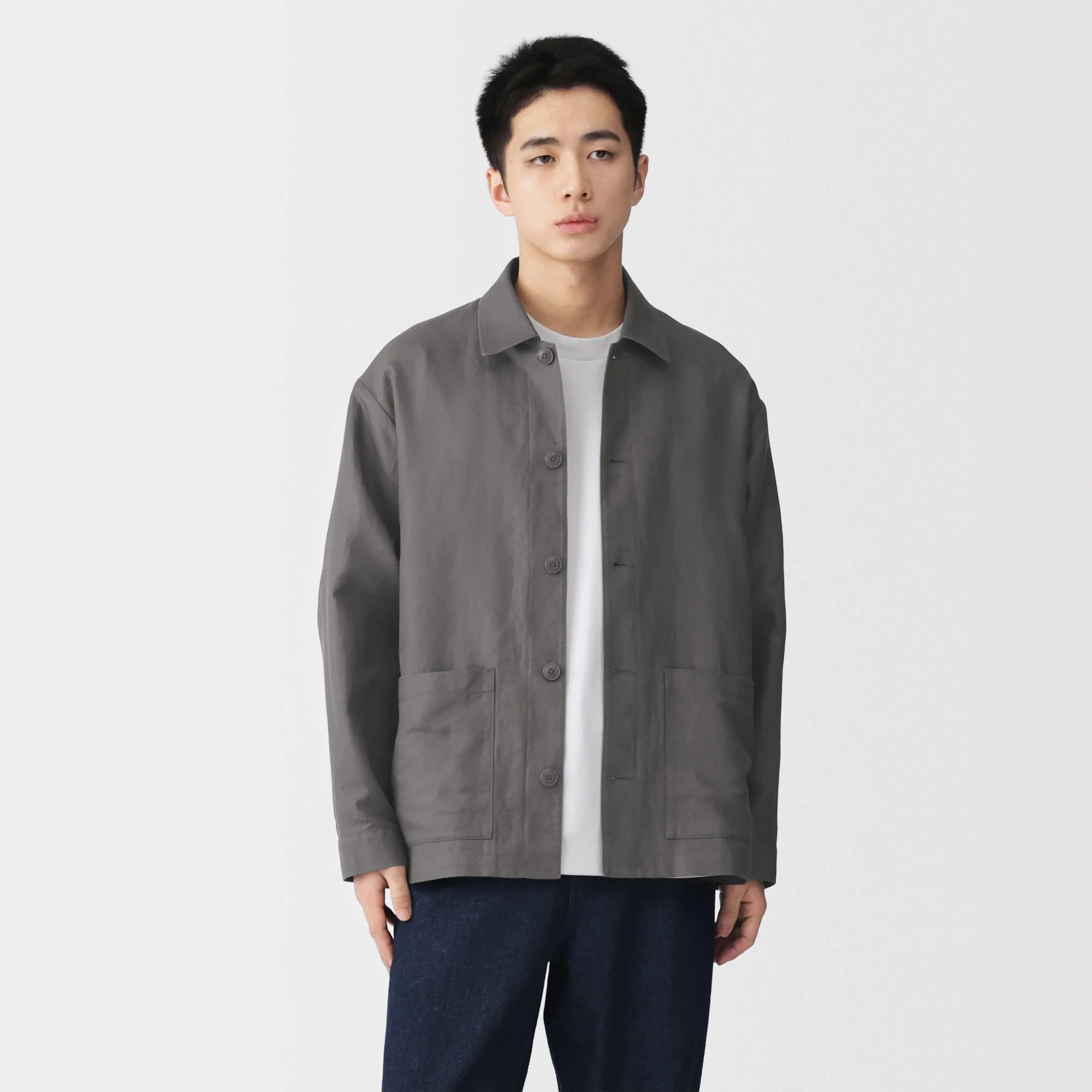 Hemp Blend Twill Jacket - Image 3