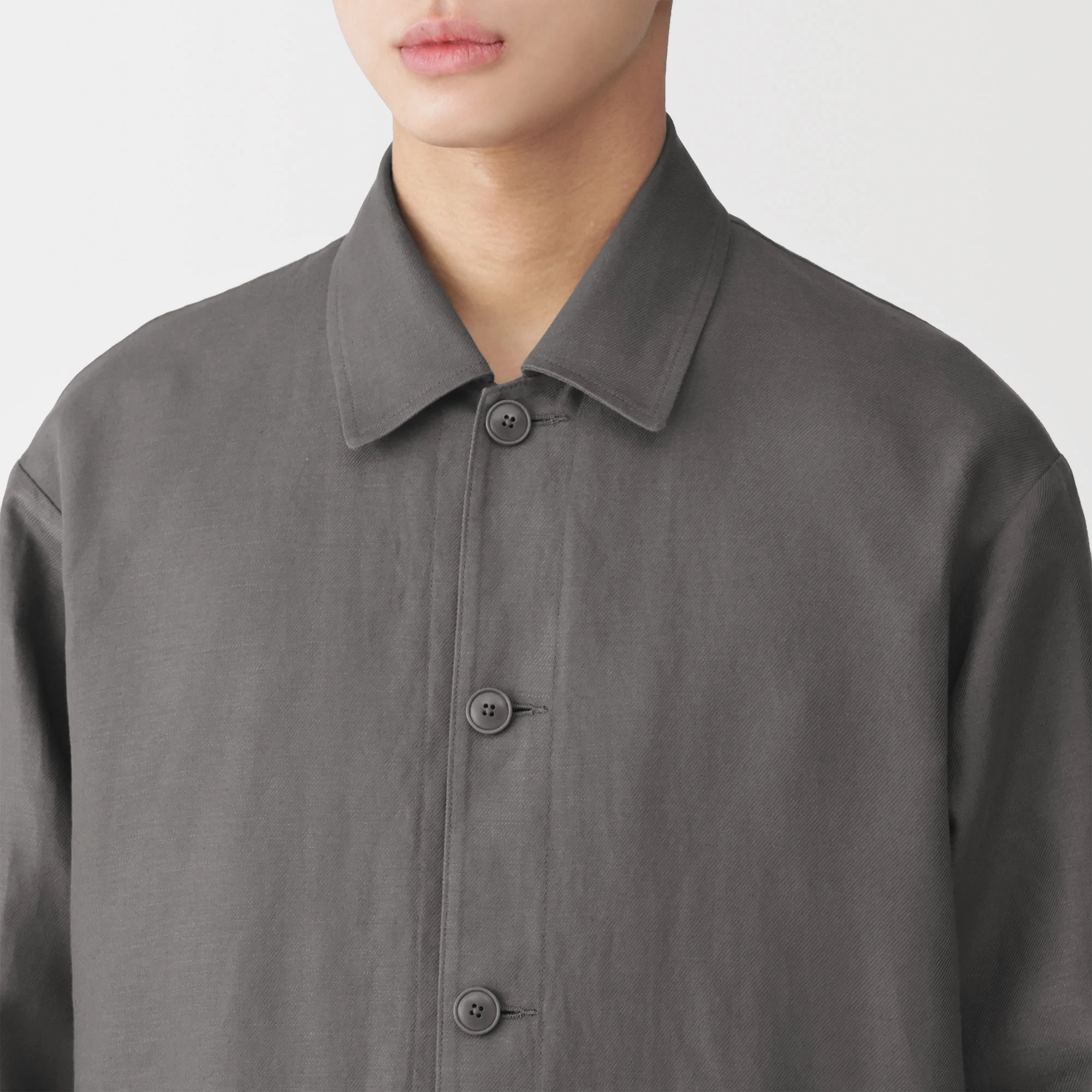 Hemp Blend Twill Jacket - Image 7