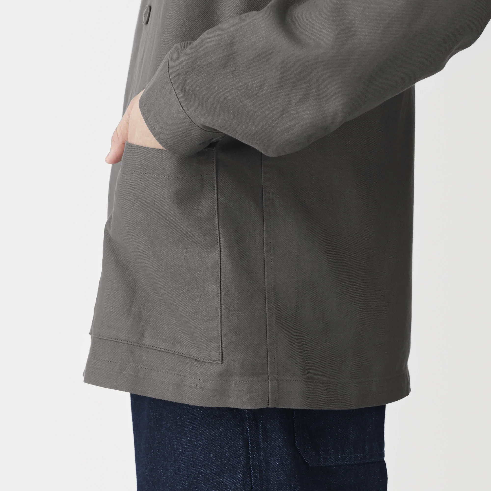 Hemp Blend Twill Jacket - Image 8