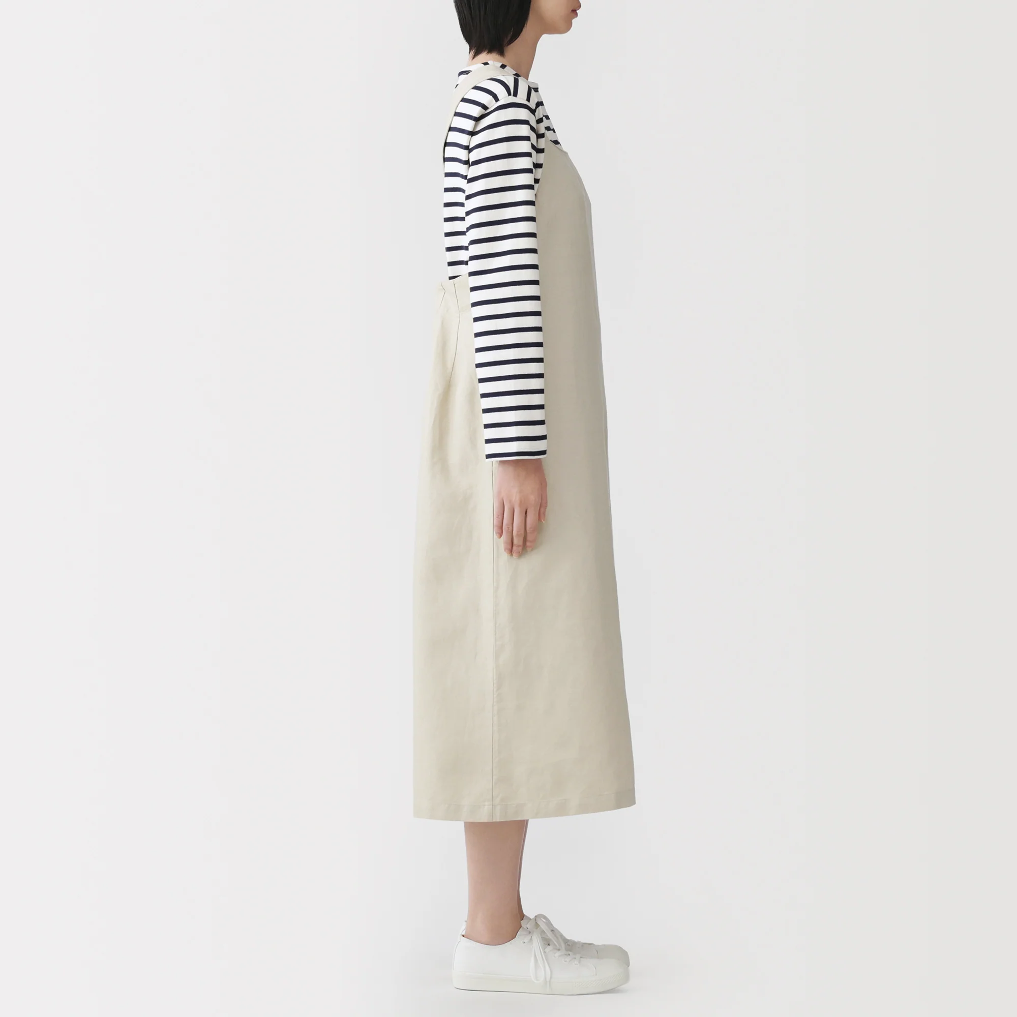 Hemp Blend Twill Jumper Skirt - Image 13