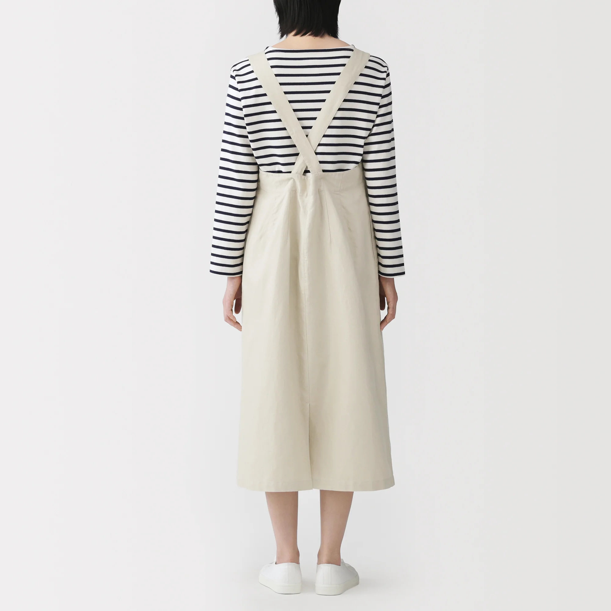 Hemp Blend Twill Jumper Skirt - Image 14