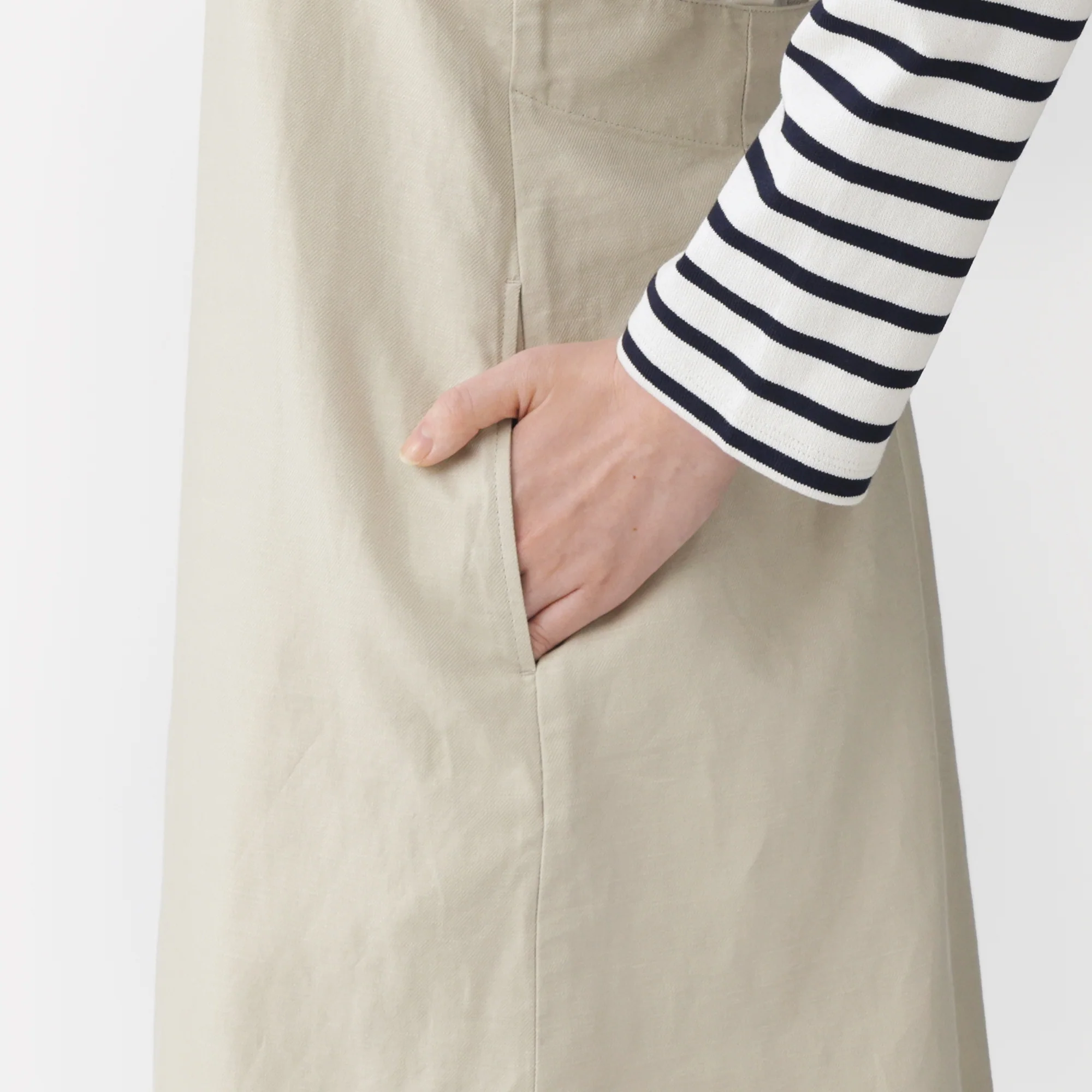 Hemp Blend Twill Jumper Skirt - Image 16