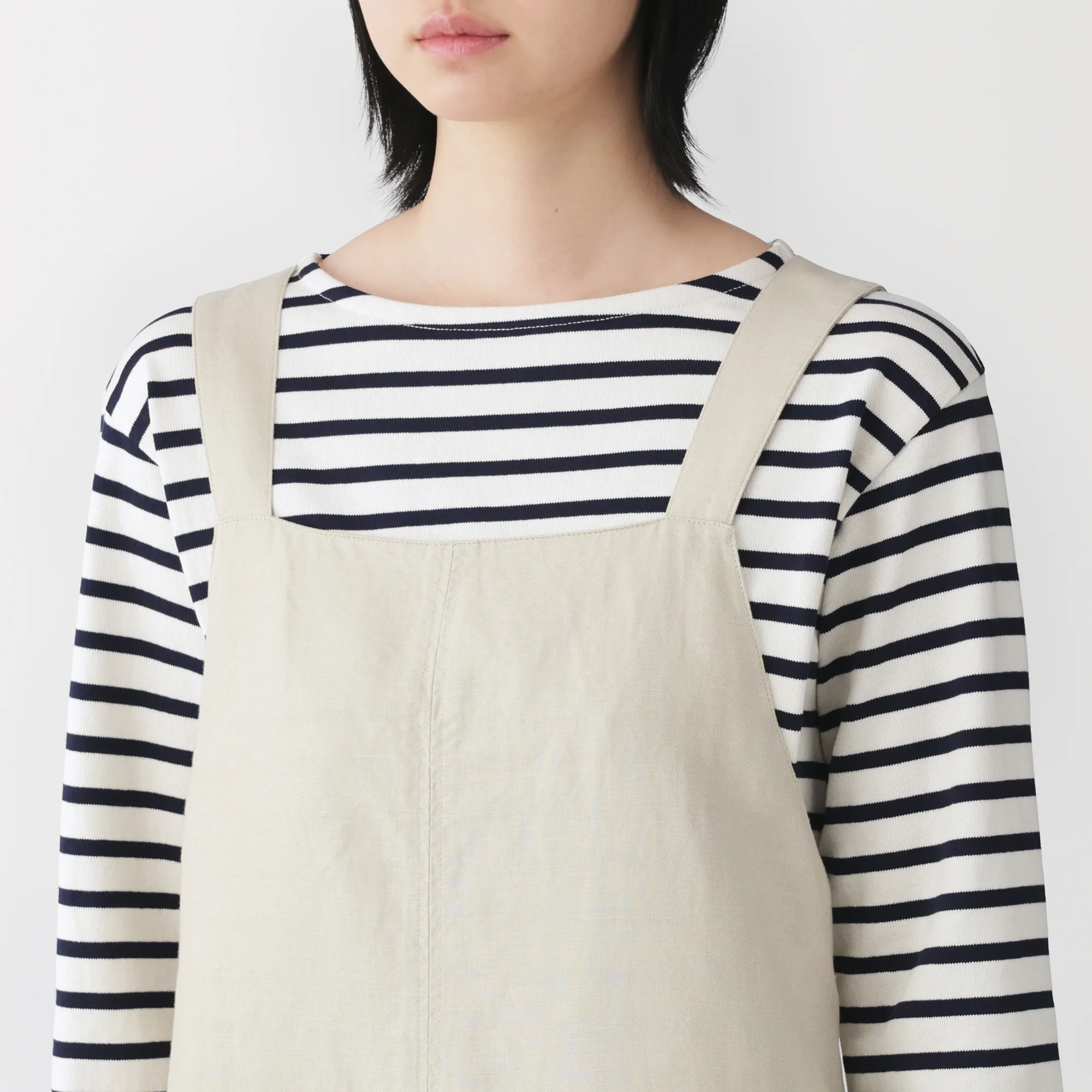 Hemp Blend Twill Jumper Skirt - Image 6