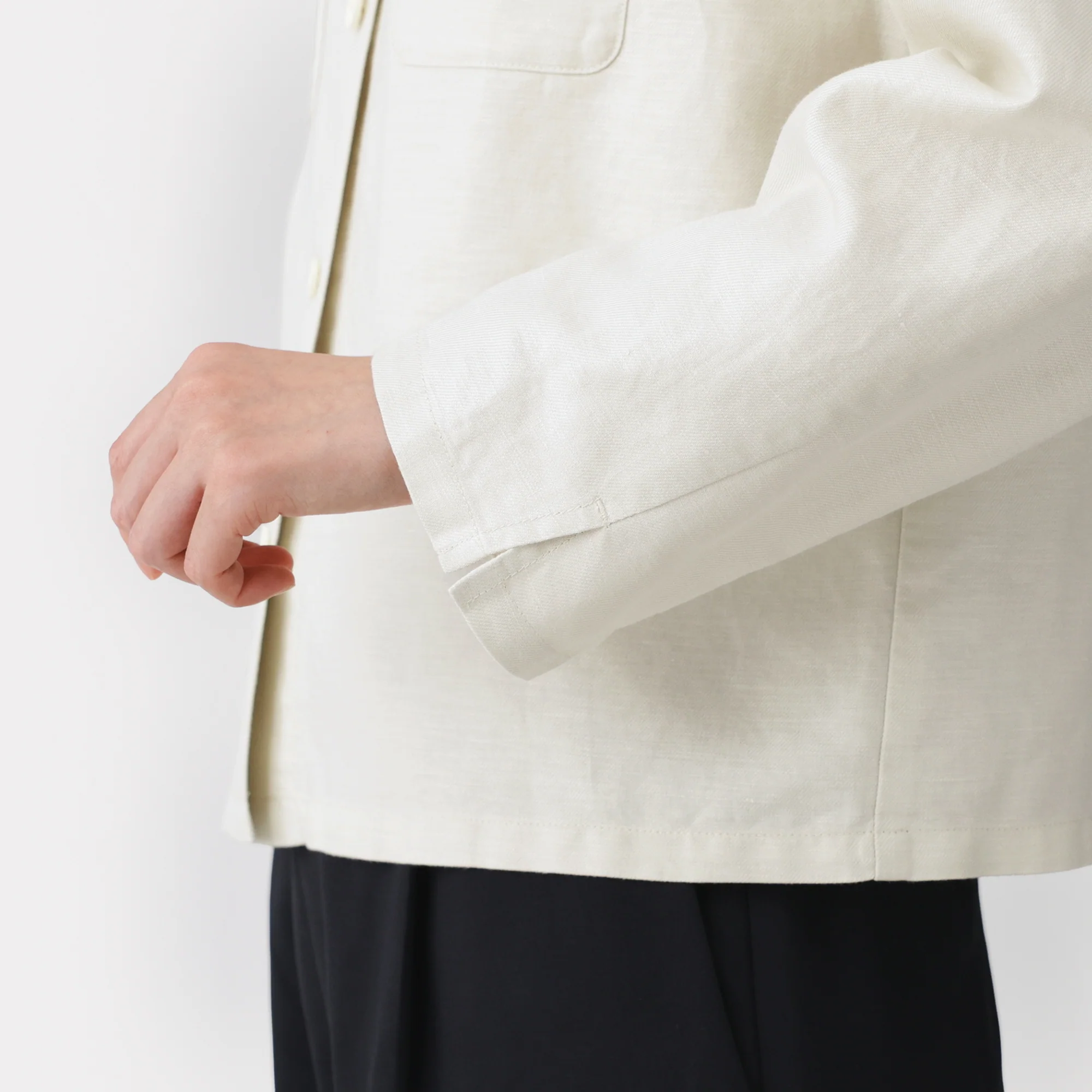 Hemp Blend Twill Shirt - Image 8