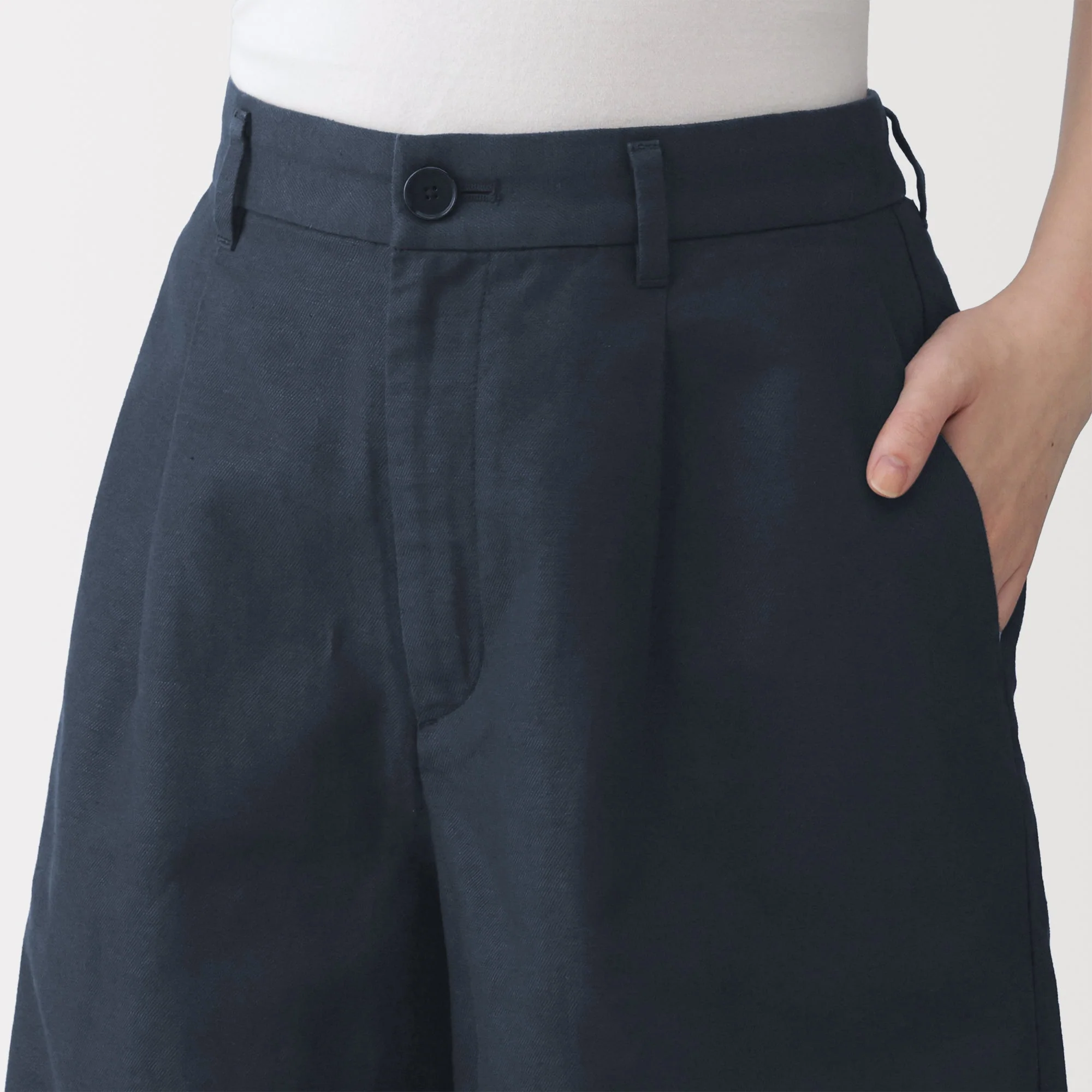 Hemp Blend Twill Shorts - Image 16