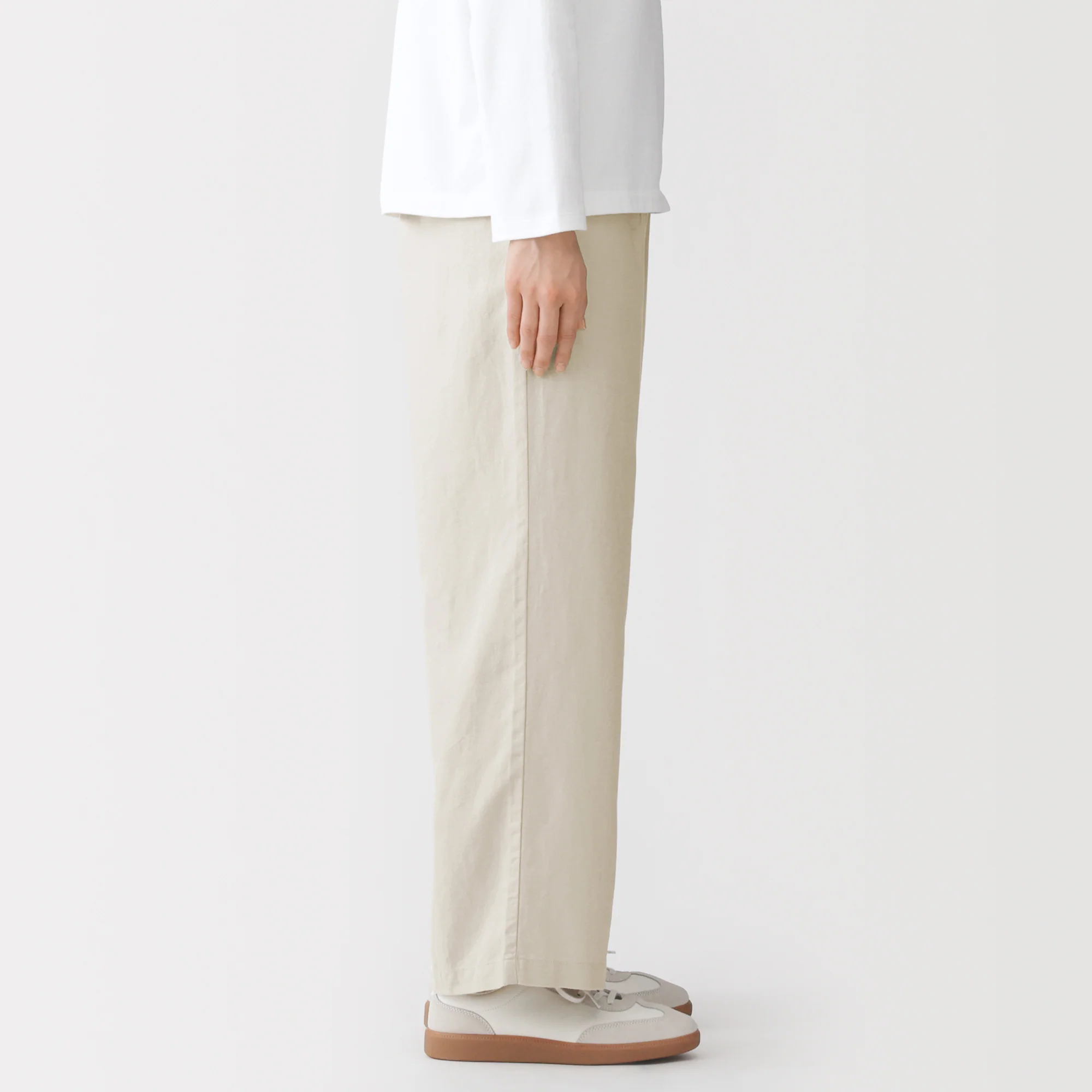 Hemp Blend Twill Straight Pants - Image 14