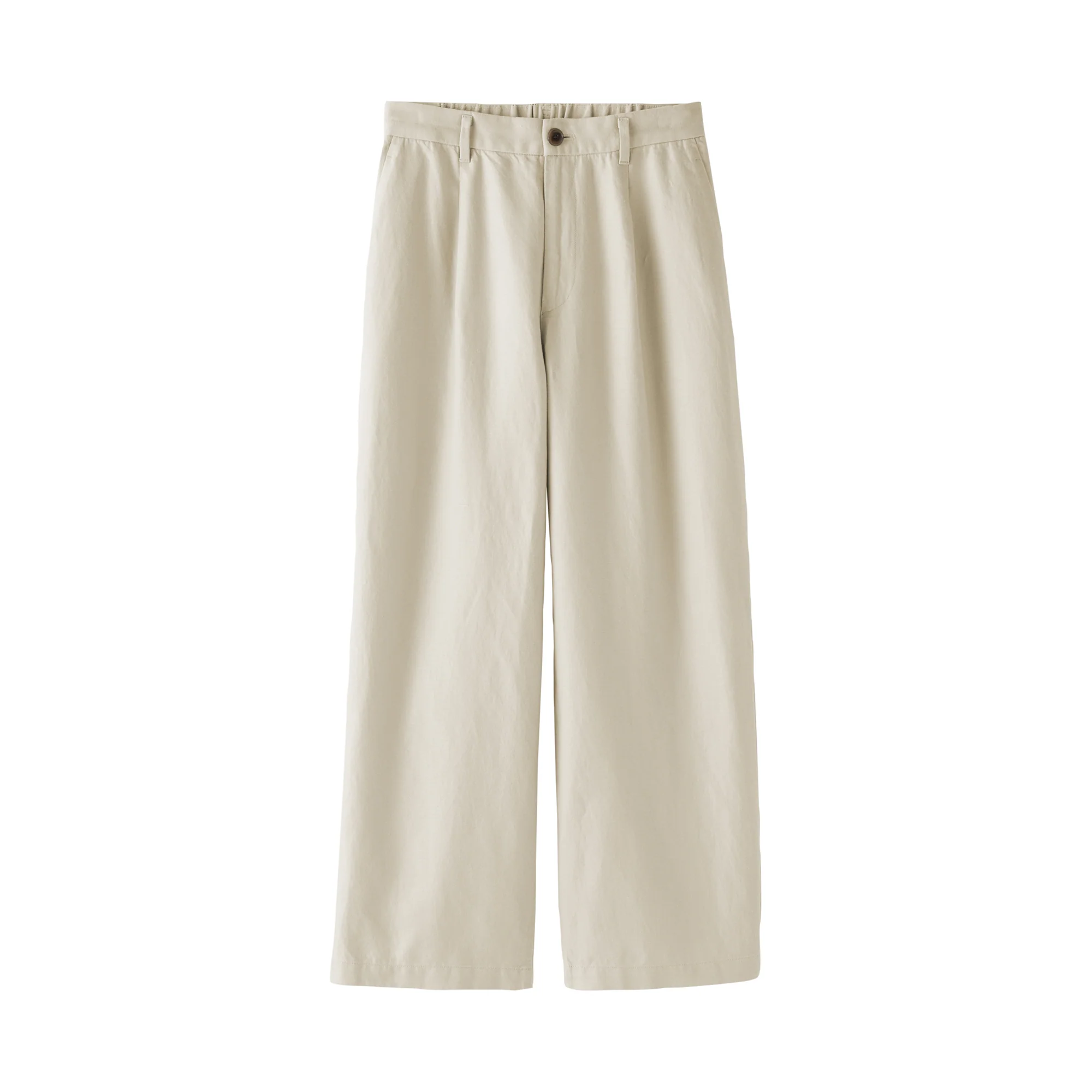 Hemp Blend Twill Straight Pants - Image 2