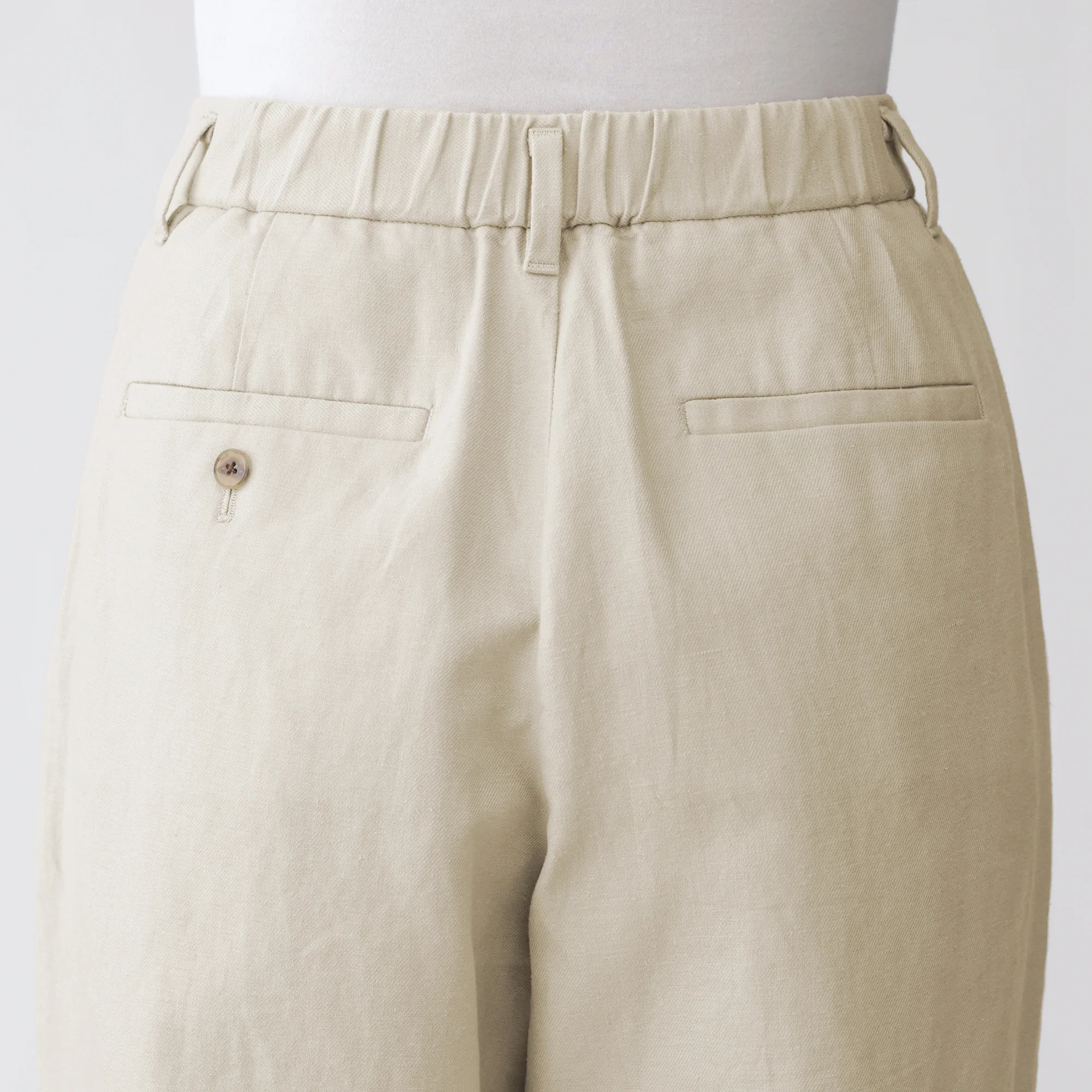 Hemp Blend Twill Straight Pants - Image 8