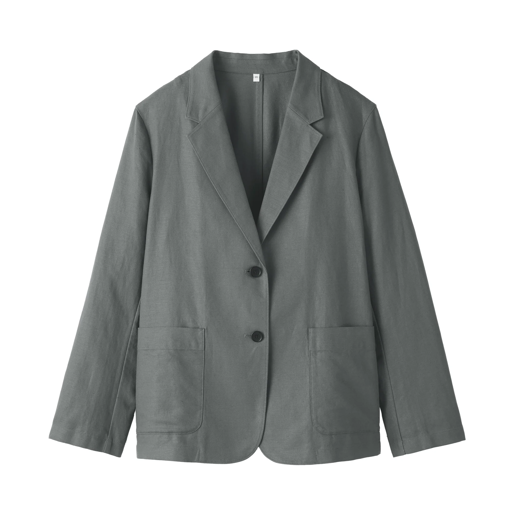 Hemp Blend Twill Tailored Jacket - Image 2