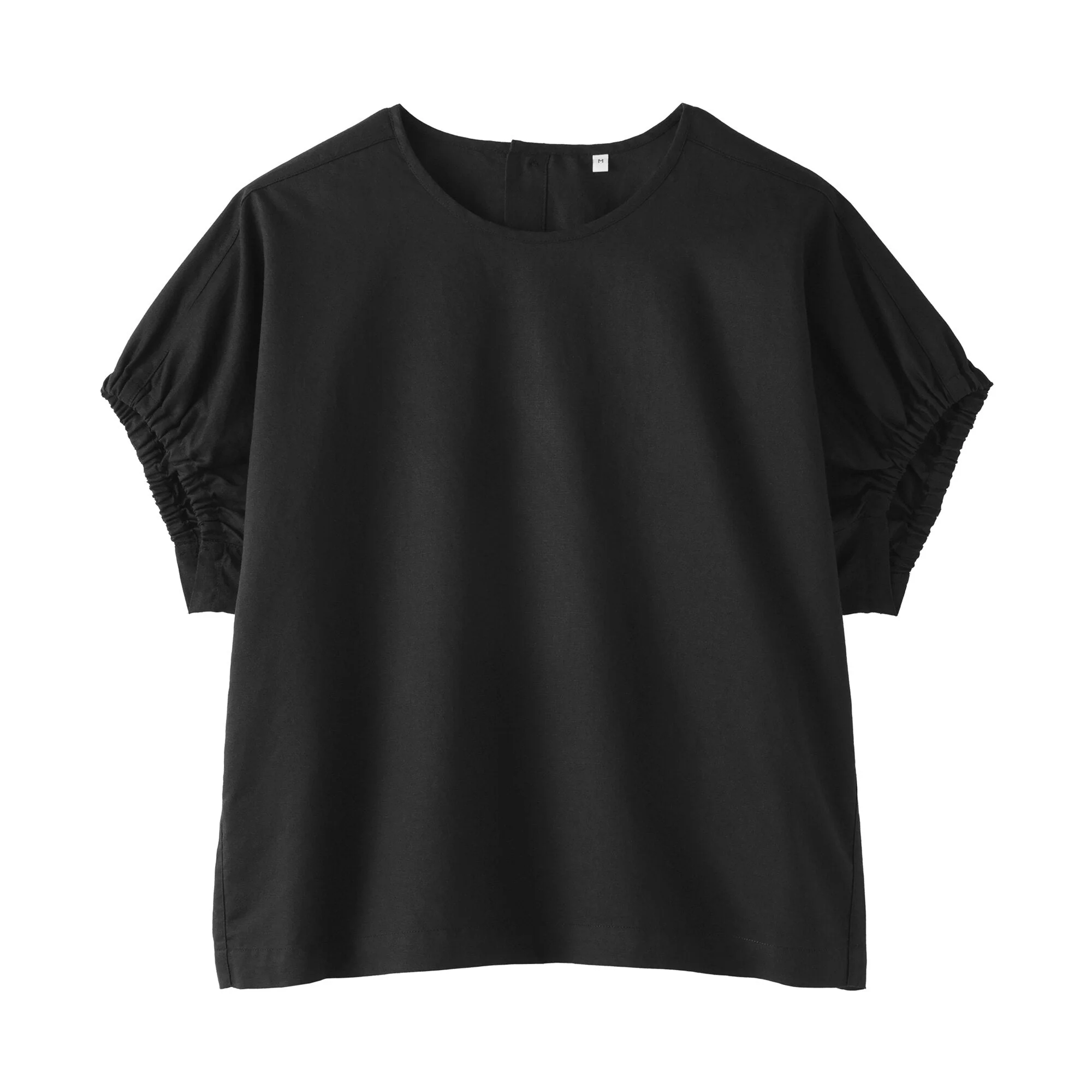 Hemp Cotton Gather Sleeve Blouse - Image 20