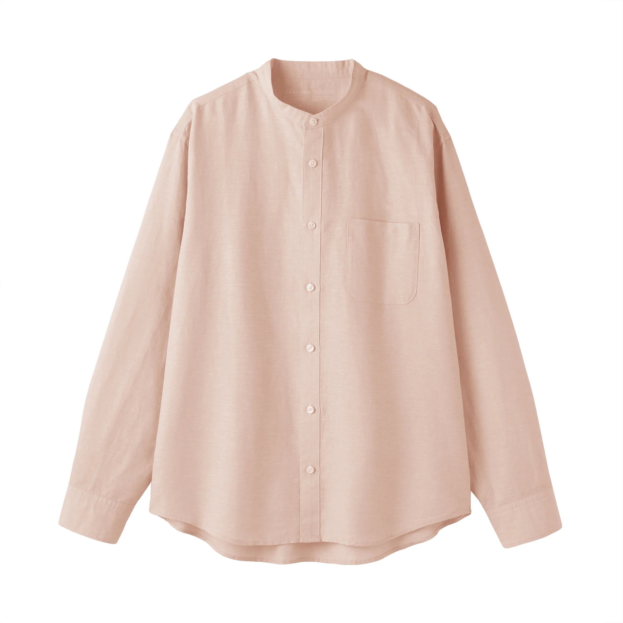Hemp Cotton Stand Collar Shirt - Image 2