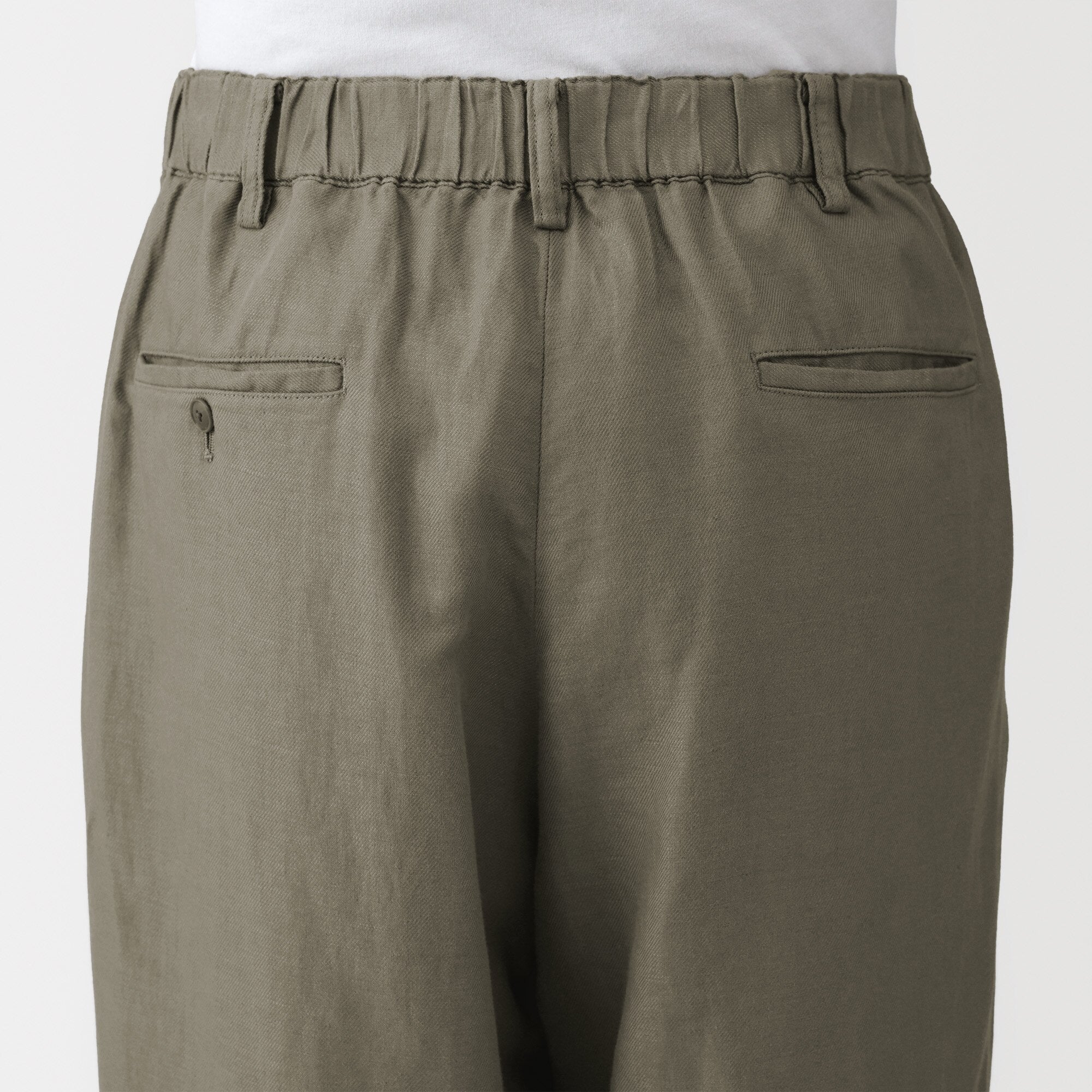 Hemp Cotton Twill Straight Pants - Image 16