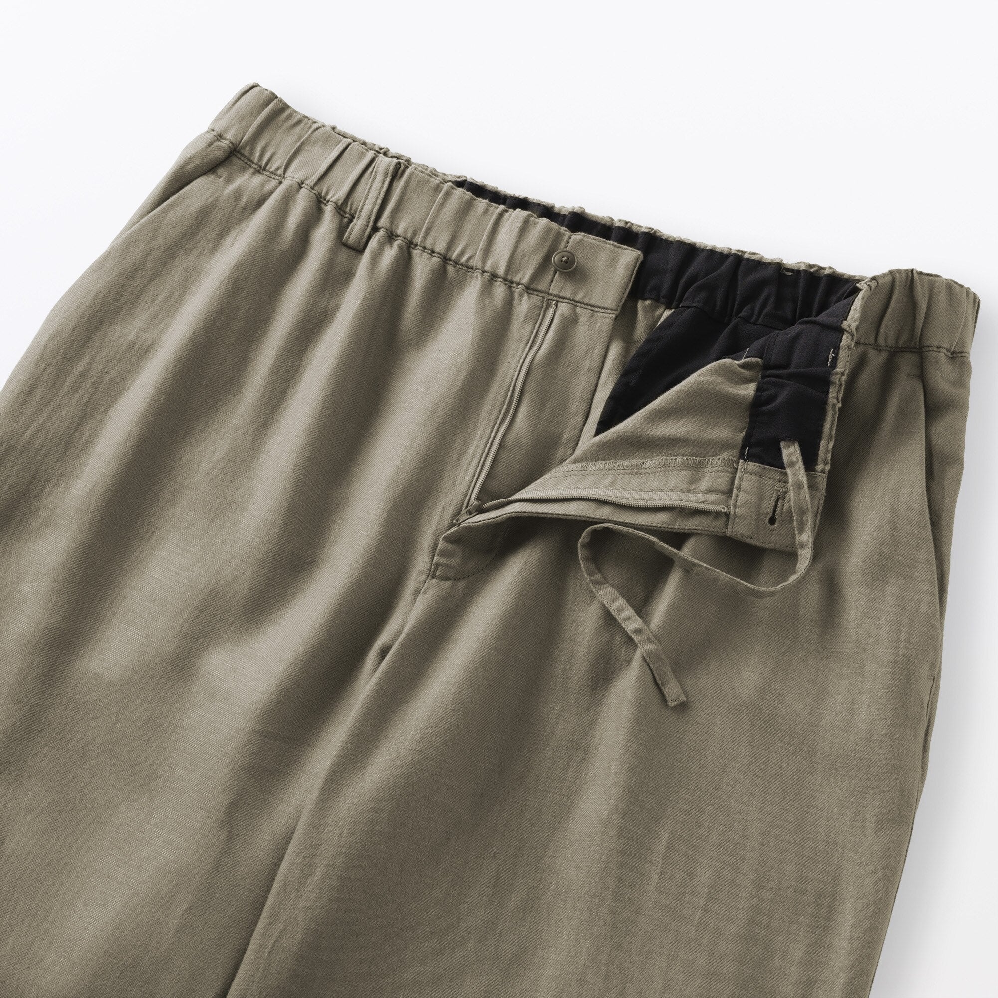 Hemp Cotton Twill Straight Pants - Image 17