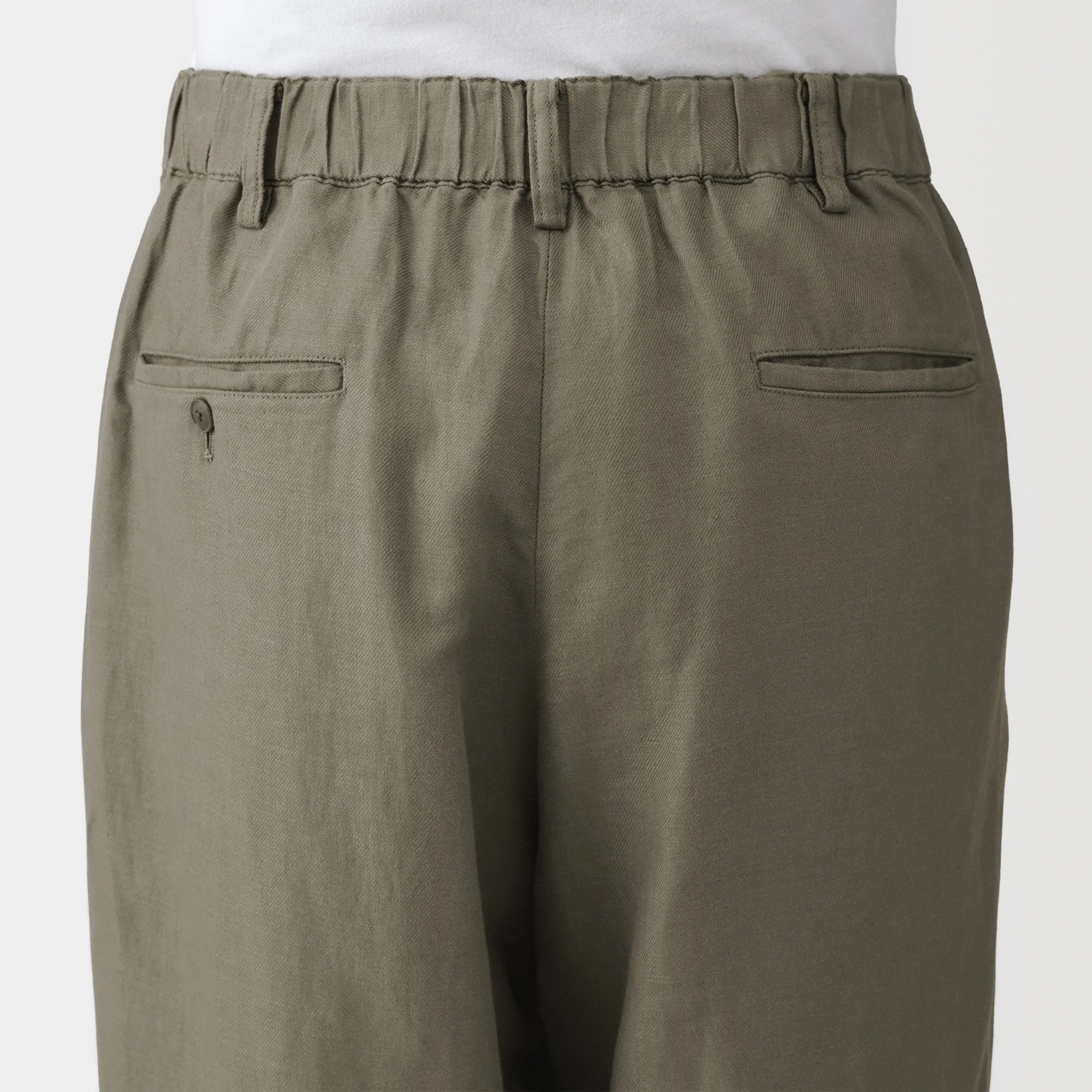 Hemp Cotton Twill Straight Pants - Image 25