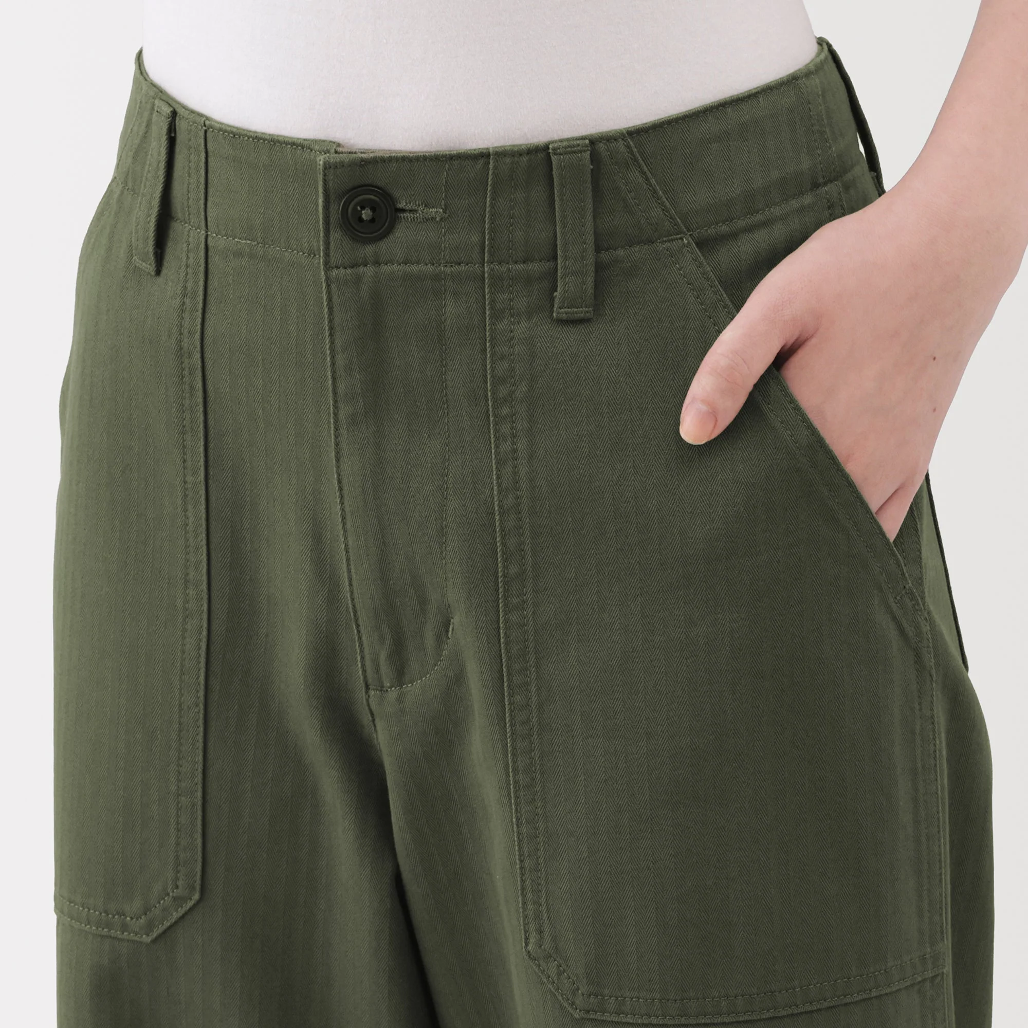 Herringbone Baker Trousers - Image 15