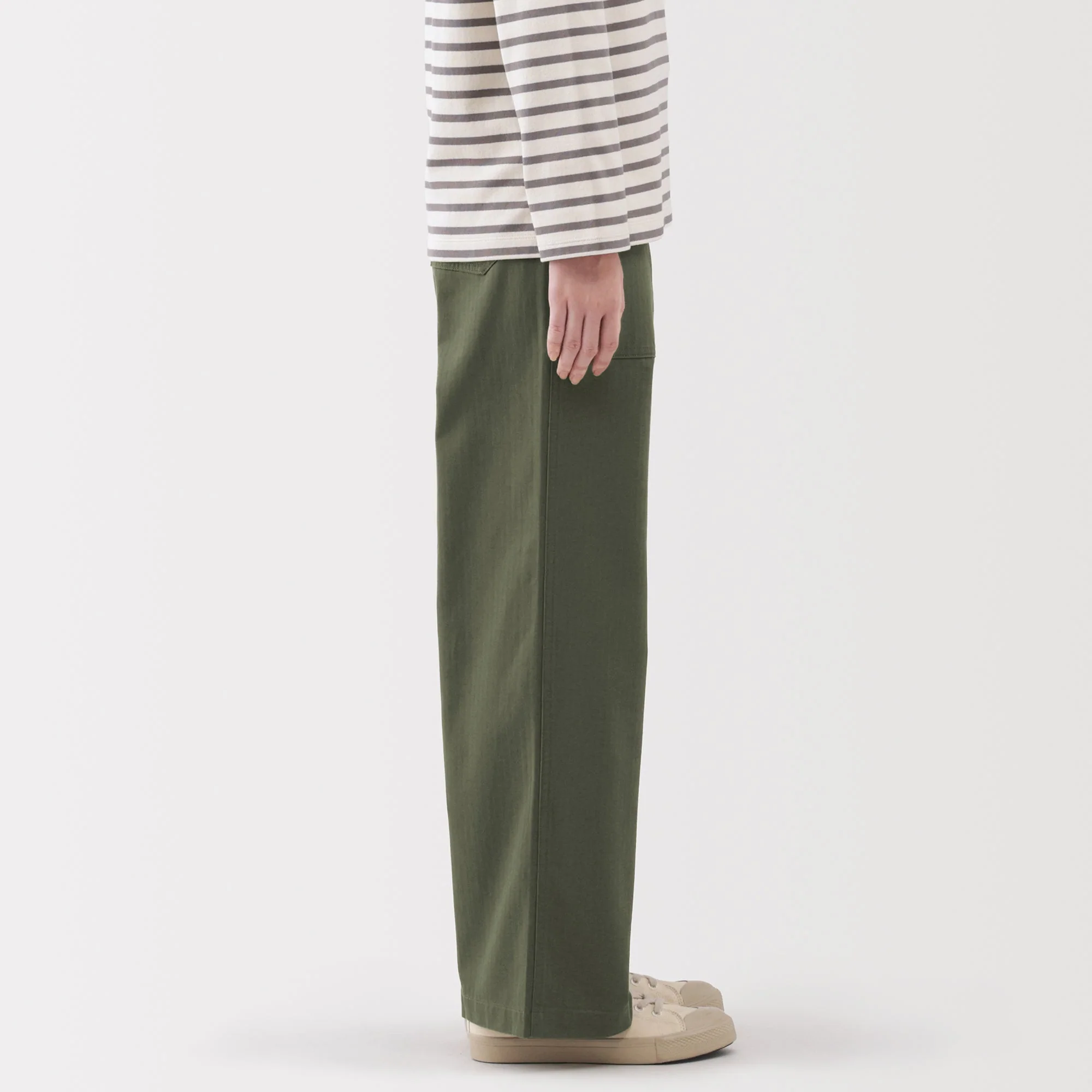 Herringbone Baker Trousers - Image 22