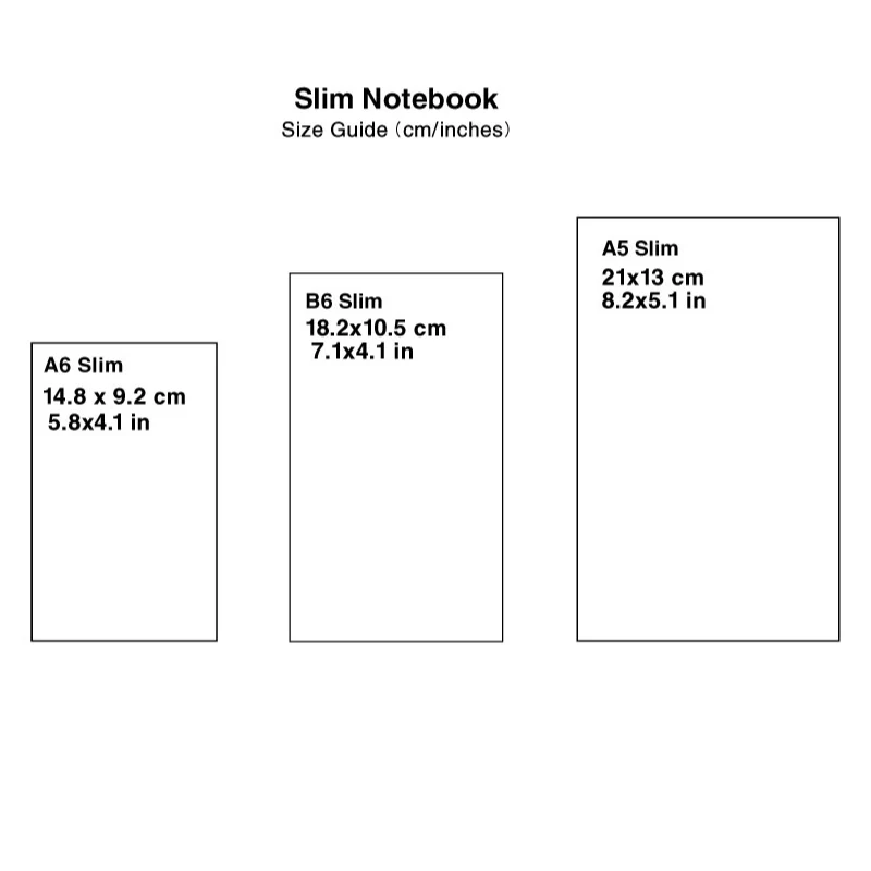 High Quality Paper Bind Slim Plain Notebook - Image 5