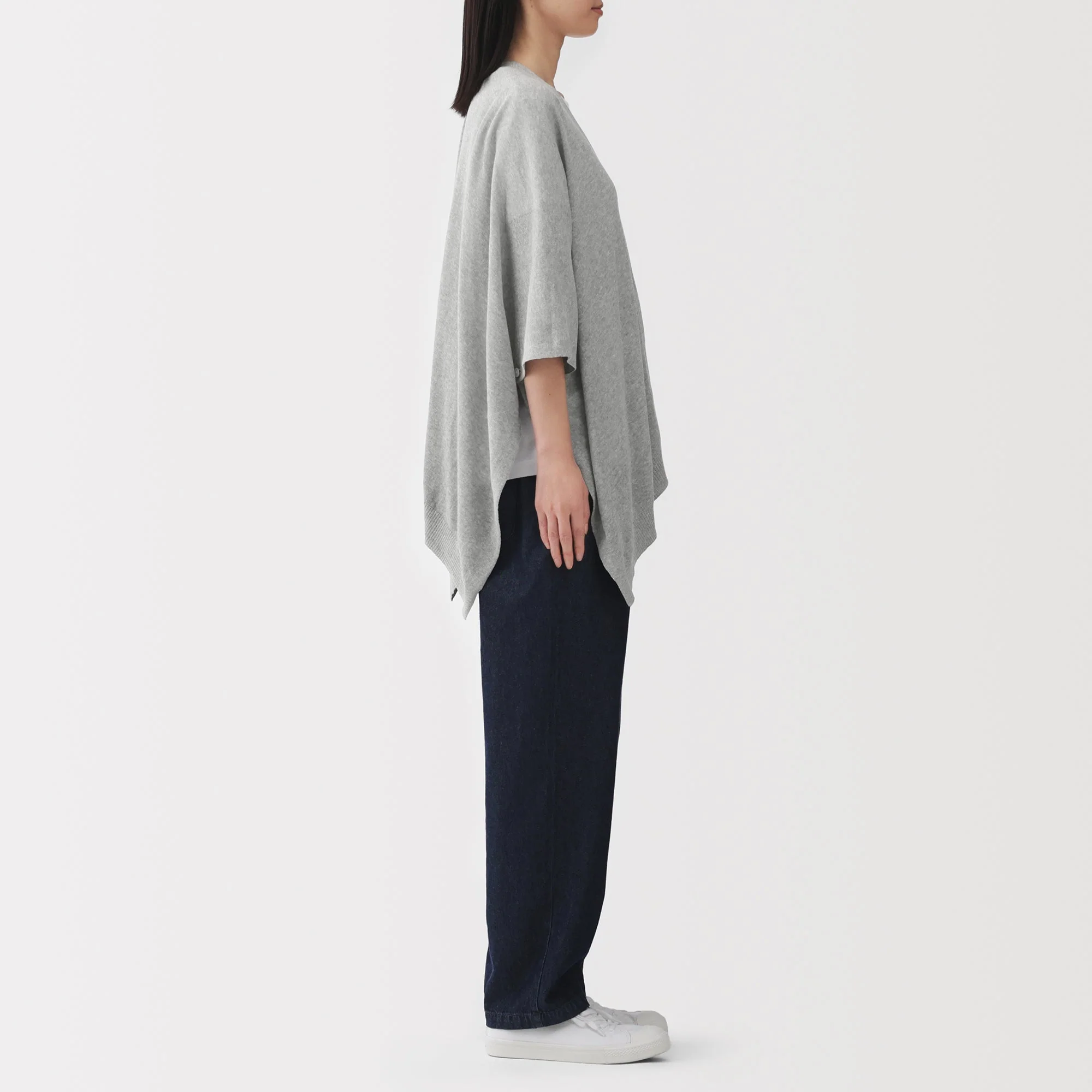 High-Twist Cotton Buttoned Bolero - Image 30
